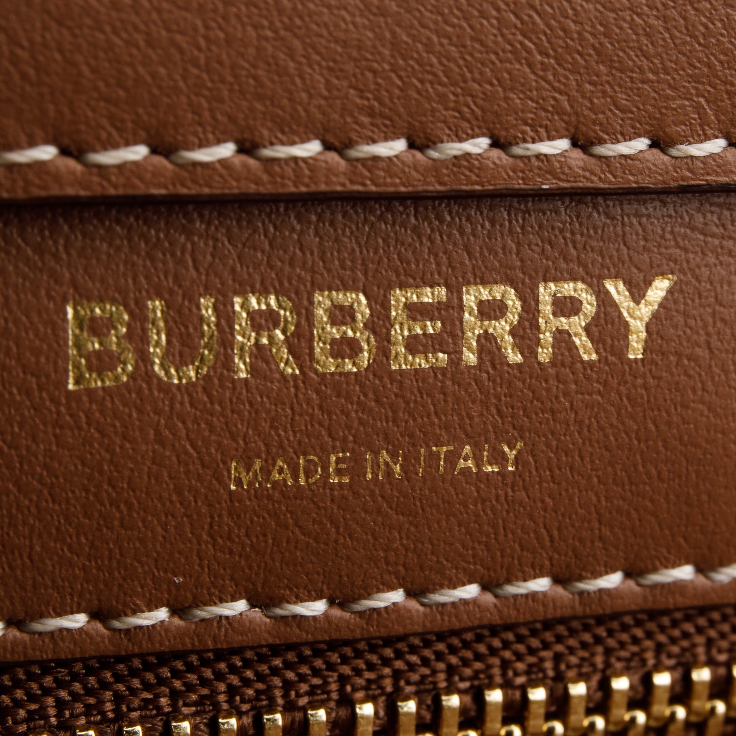 Burberry White Canvas Smooth Calfskin Two Tone Mini Pocket Bag w/ Box & Strap