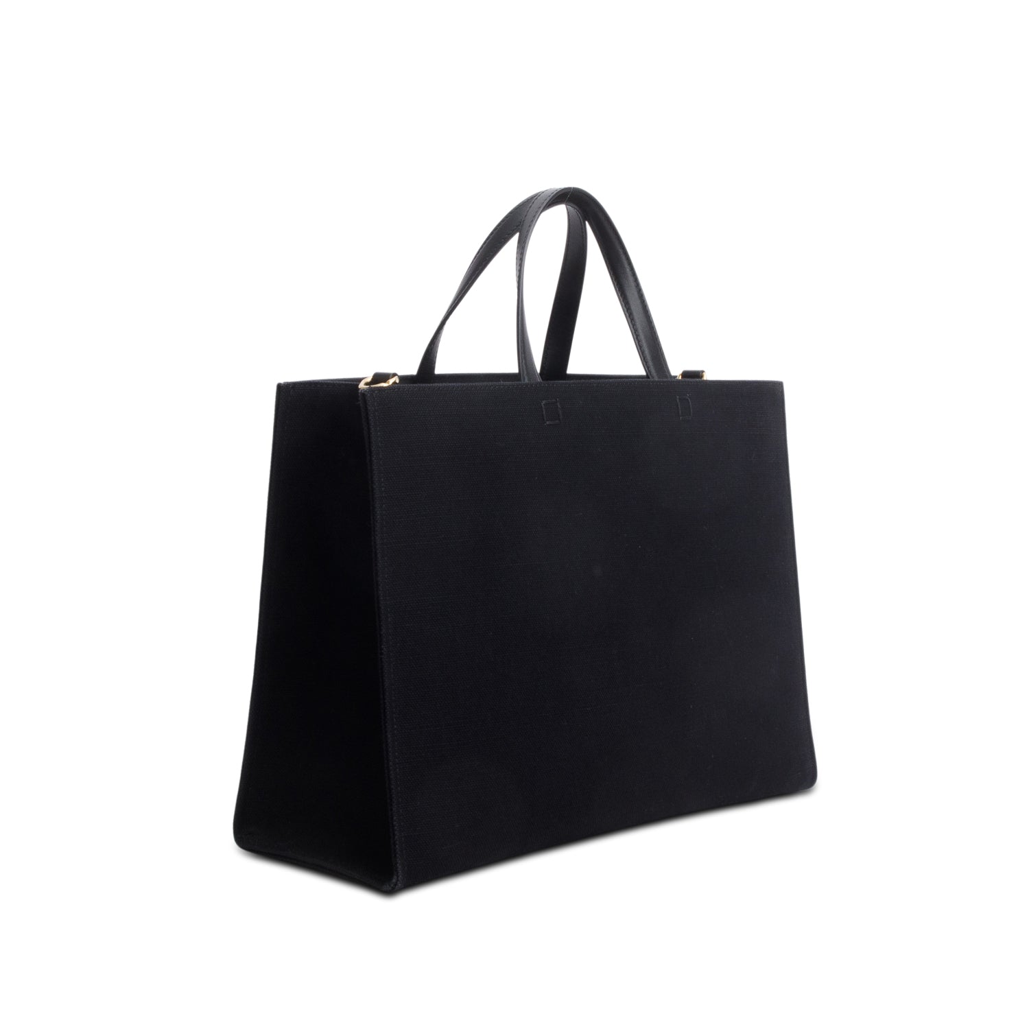 Givenchy 2022 Black Canvas Medium G-Tote w/ Strap