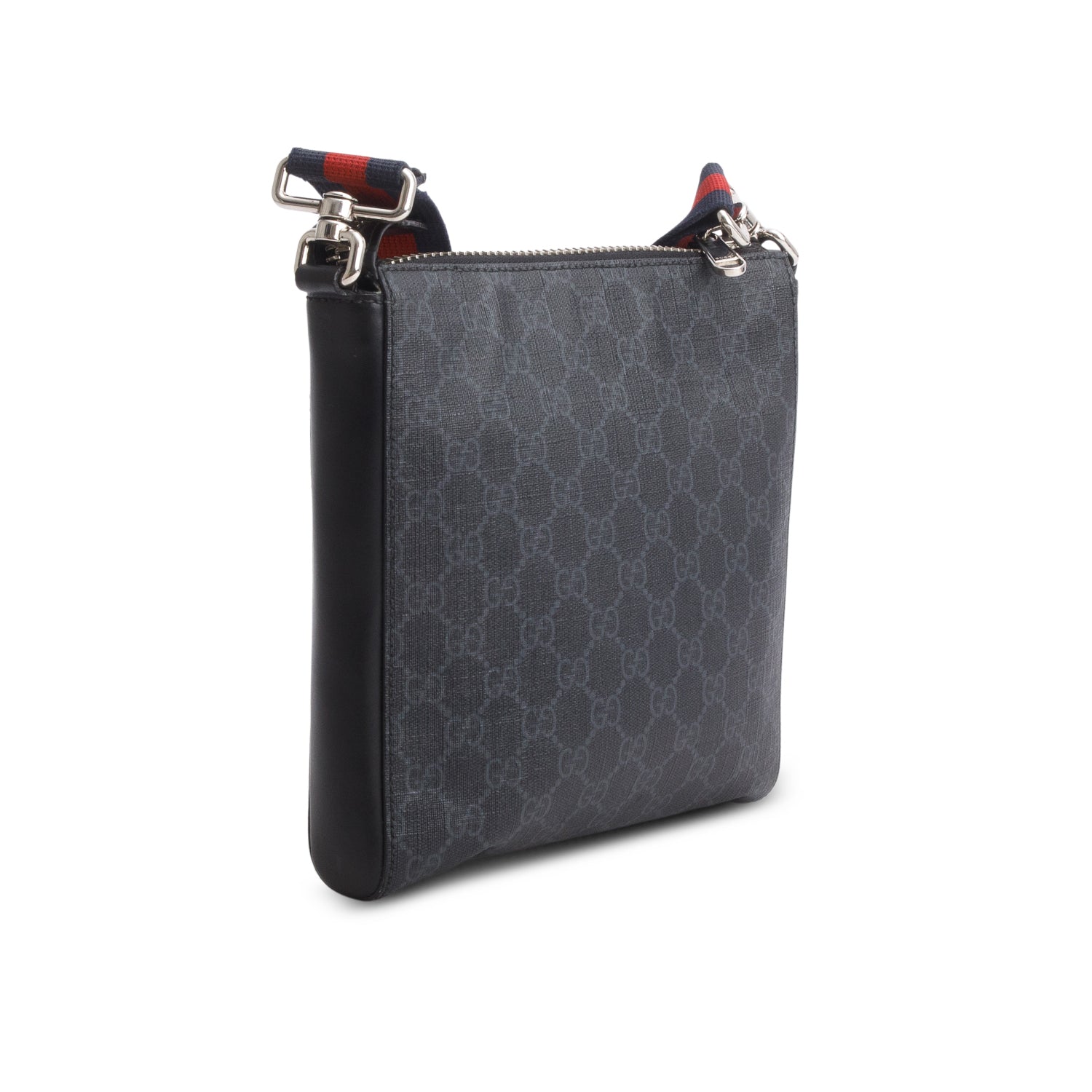 Gucci Black GG Supreme Small Messenger Bag