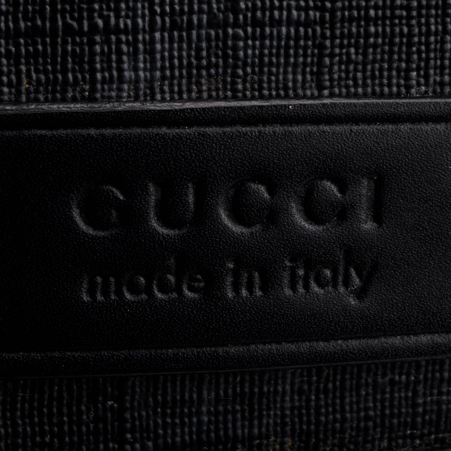 Gucci Black GG Supreme Small Messenger Bag