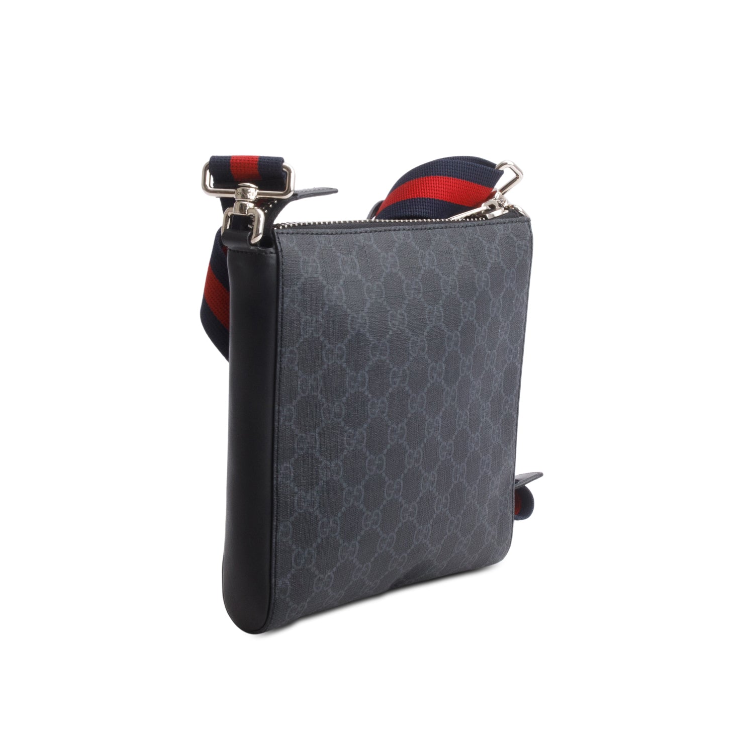 Gucci Black GG Supreme Small Messenger Bag