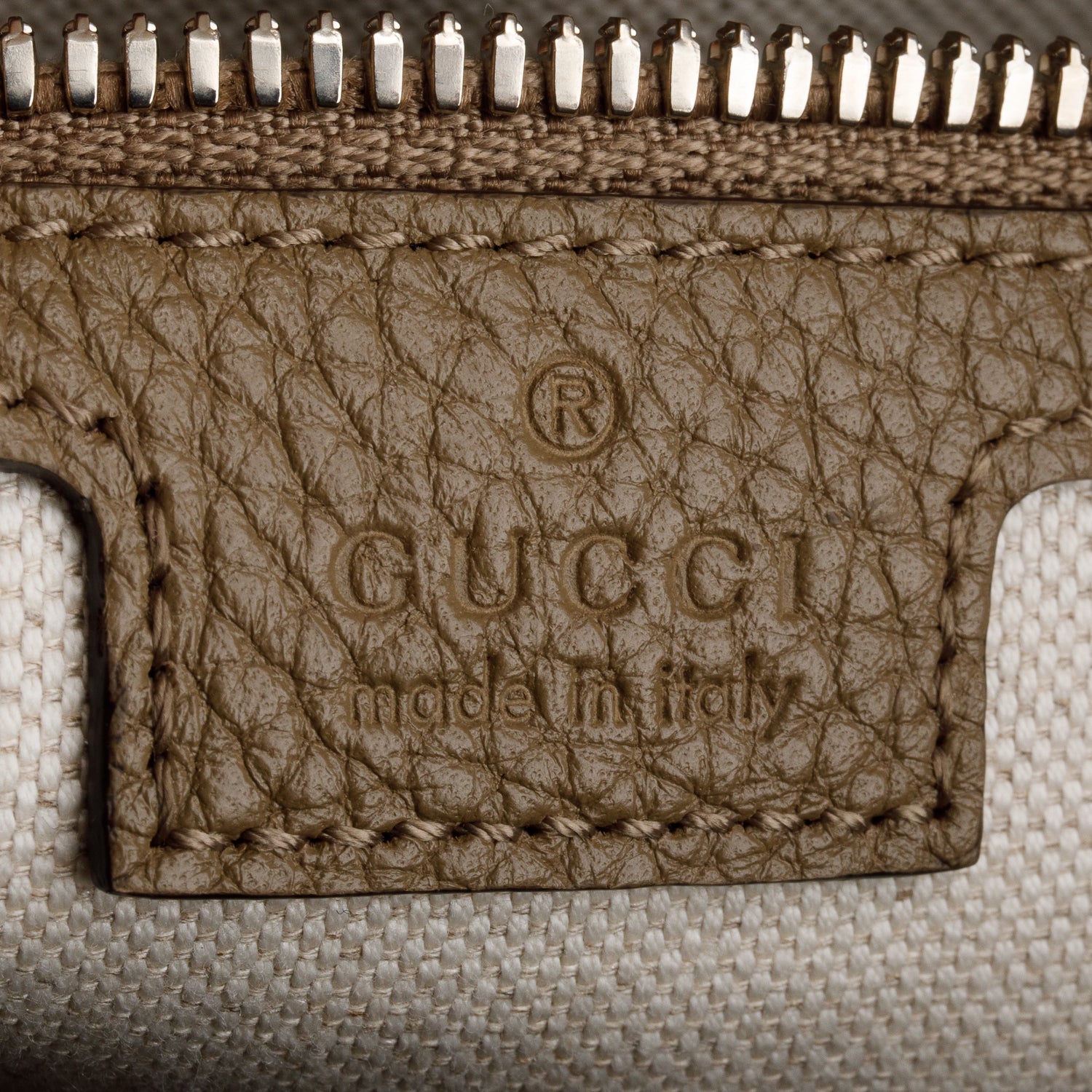 Gucci Taupe Piuma Calfskin Jumbo GG Embossed Large Duffle Bag w/ Strap