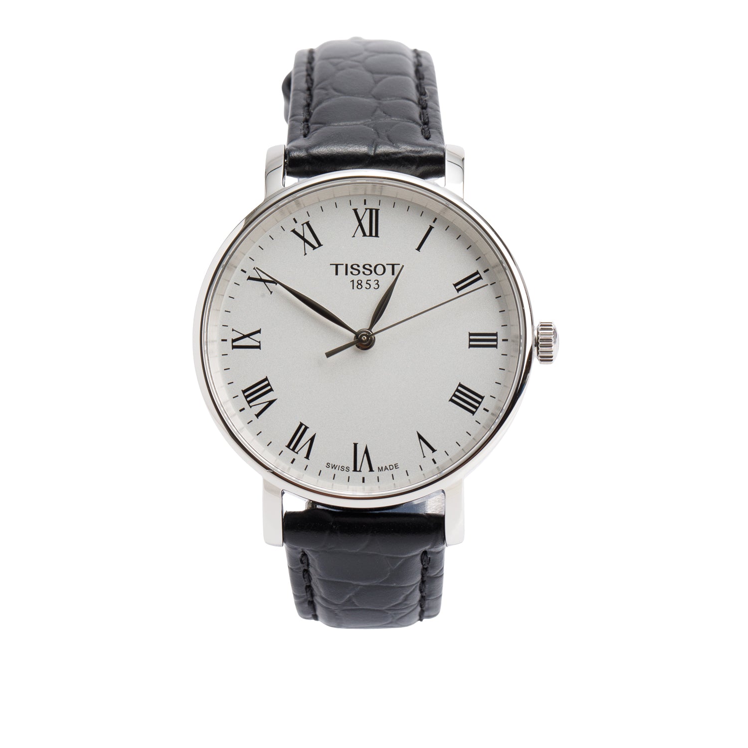 Tissot Stainless Steel Everytime 34 MM Quartz Watch white Dial T143210A