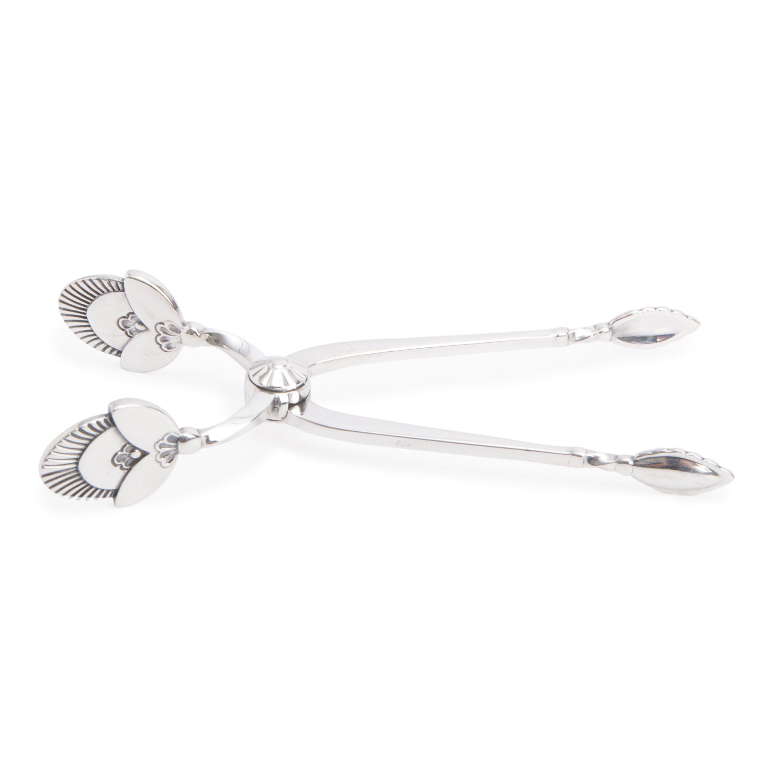 Georg Jensen Sterling Silver Cactus Sugar Tongs