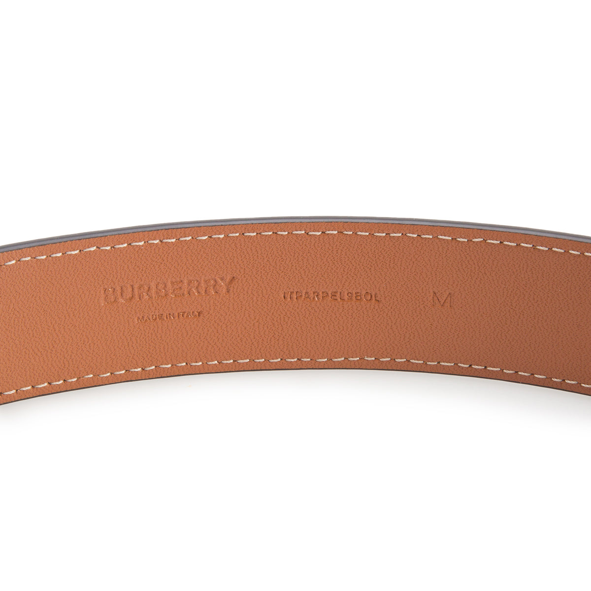 Burberry Beige Nova Check Belt, Size M w/ Box