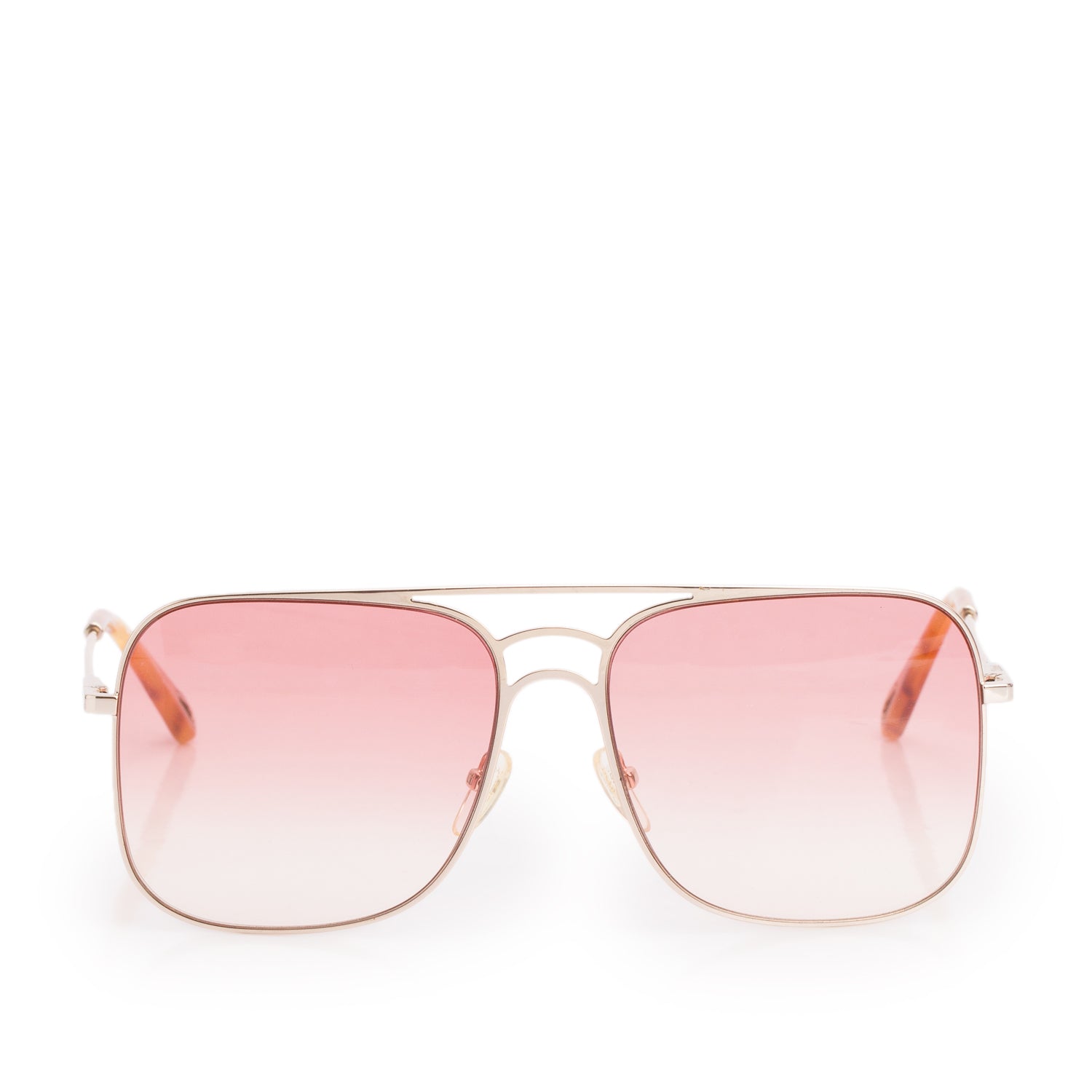 Chloe CE140S Pink Gradient Square Sunglasses w/ Case