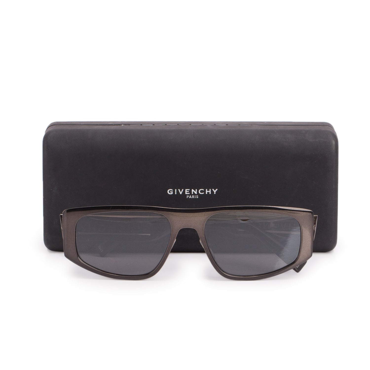Givenchy GV7204/S Gun Metal Rectangular Sunglasses w/ Case
