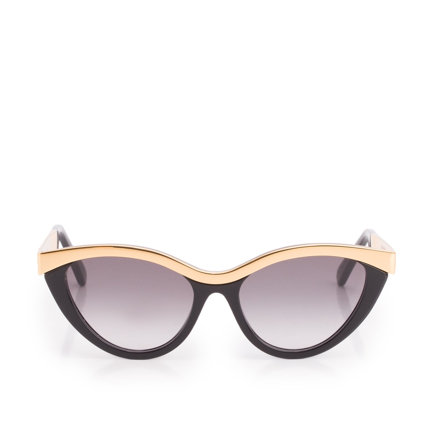 Louis Vuitton Z2644U Black/Gold-Tone Blend Cat Eye Sunglasses