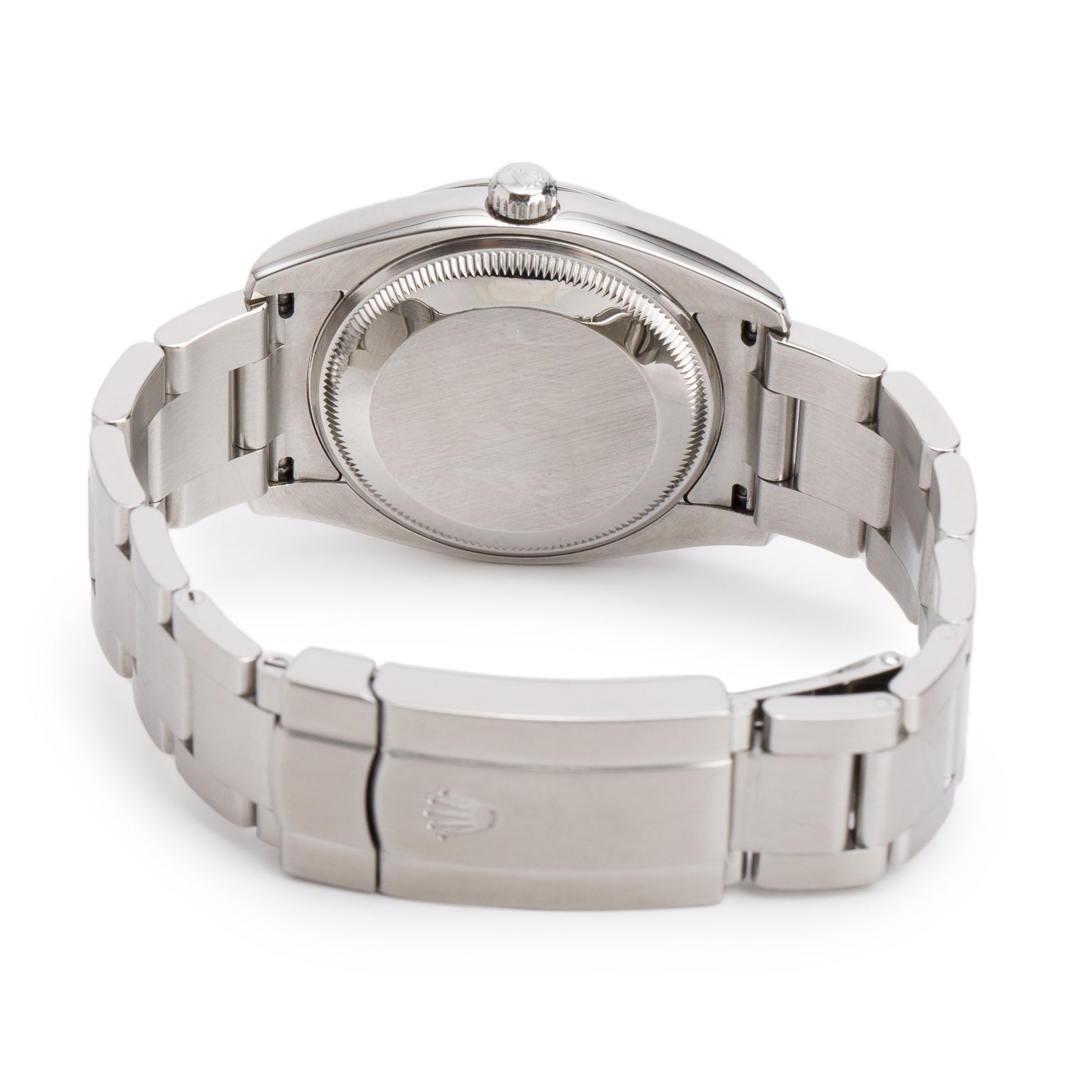 Rolex Stainless Steel Oyster Perpetual Air King 34 MM Automatic Watch White Dial 114200 w/ Box & Papers