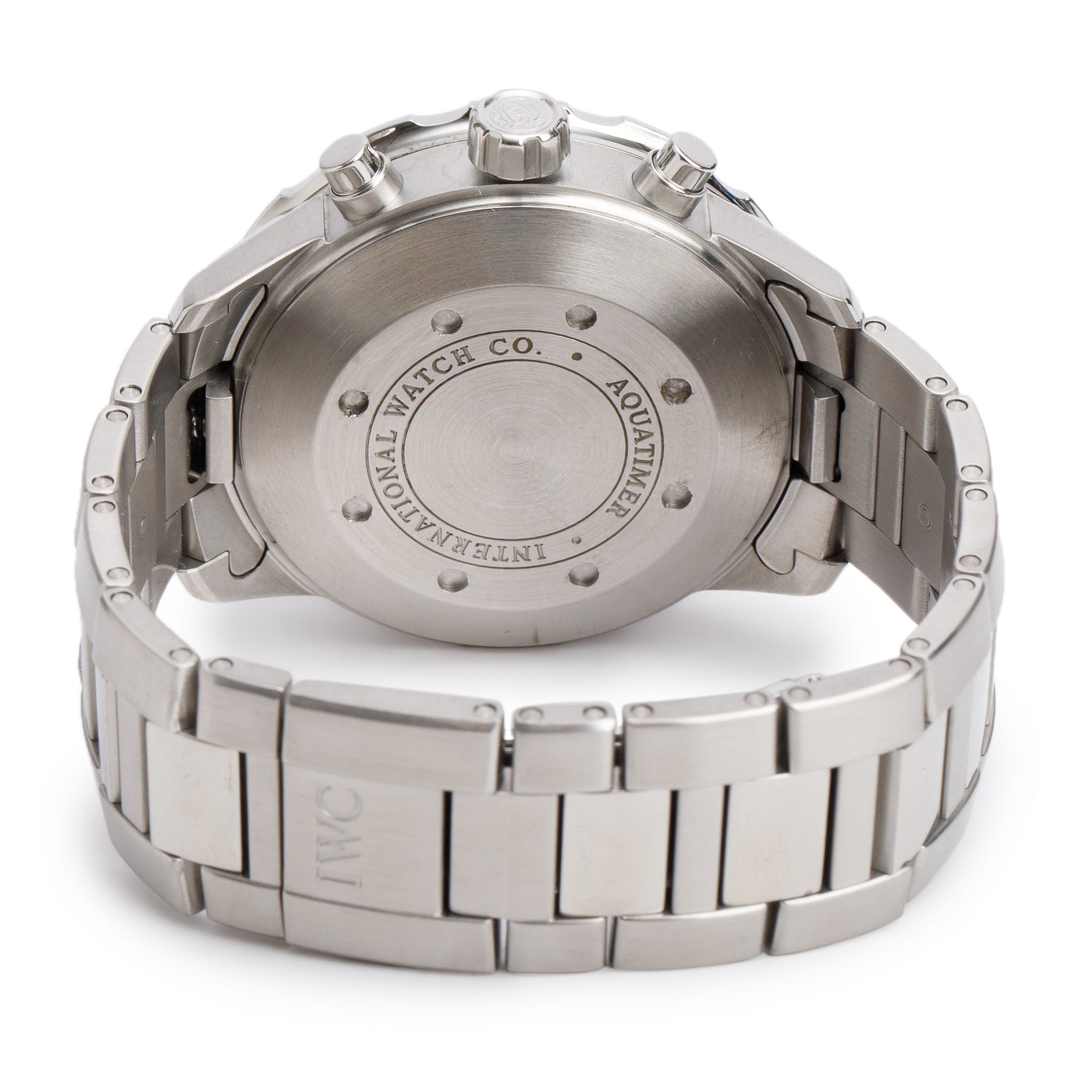 IWC Stainless Steel Aquatimer 44 MM Automatic Chronograph Watch Back Dial IW376701 w/ Box, Papers & Extra Straps