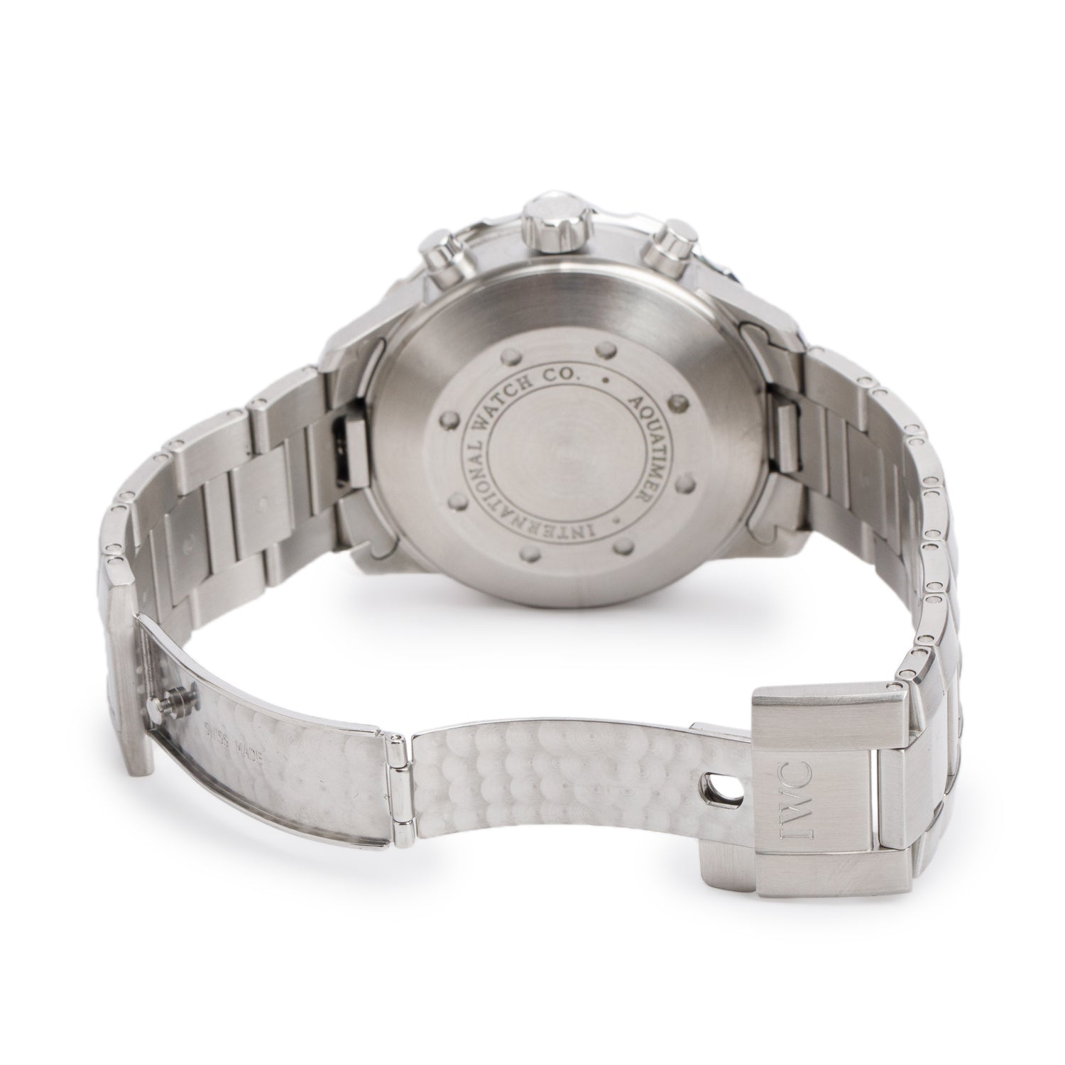 IWC Stainless Steel Aquatimer 44 MM Automatic Chronograph Watch Back Dial IW376701 w/ Box, Papers & Extra Straps