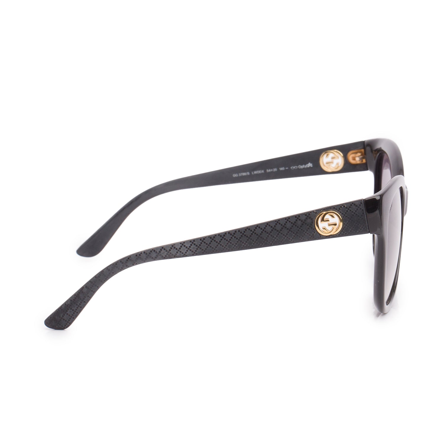 Gucci GG 3786/S Black Acetate Square Sunglasses