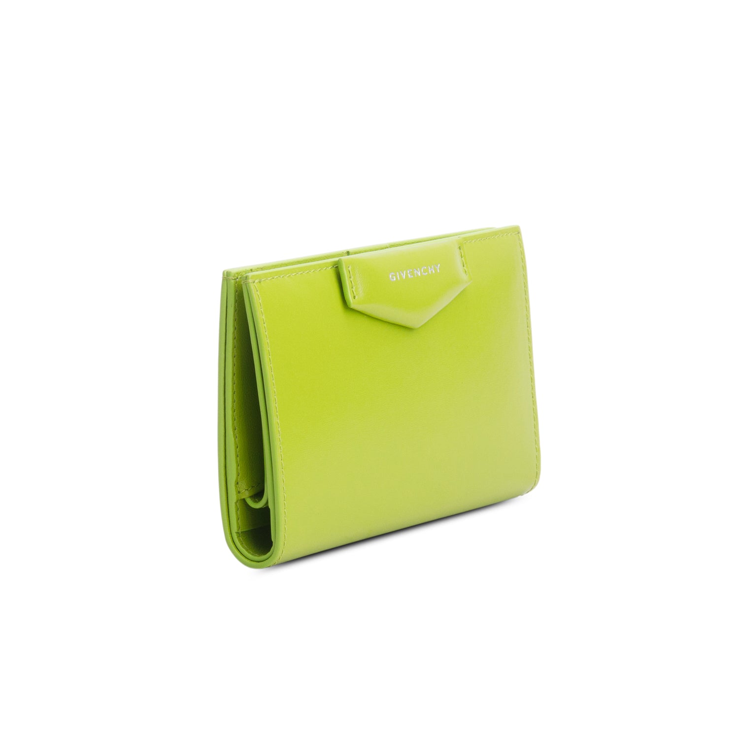 Givenchy 2022 Green Box Leather Antigona Wallet w/ Box
