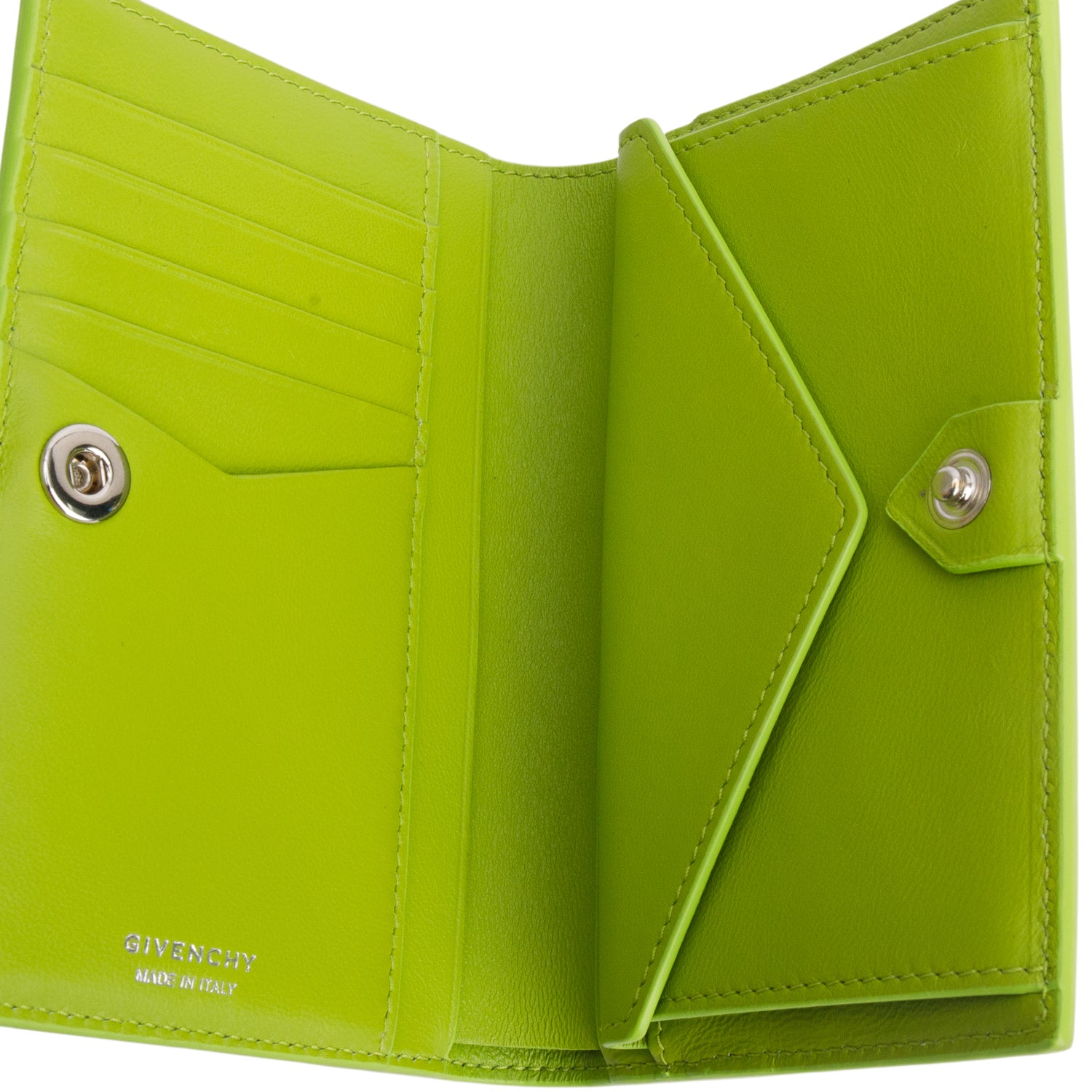Givenchy 2022 Green Box Leather Antigona Wallet w/ Box