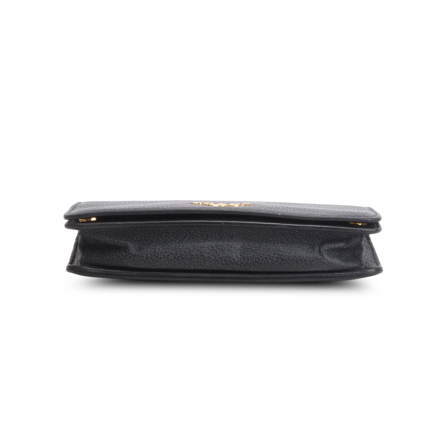 Prada Black Vitello Daino Mini Crossbody Bag