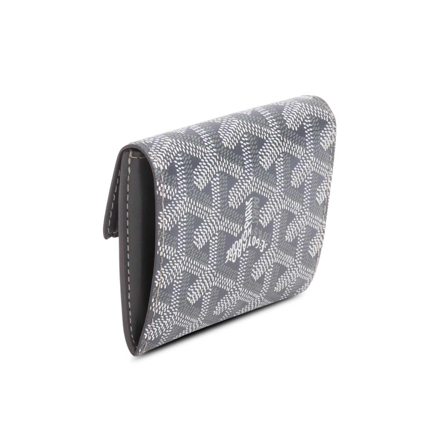 Goyard 2022 Grey Monogram Coated Canvas Marigny Coin Purse Wallet