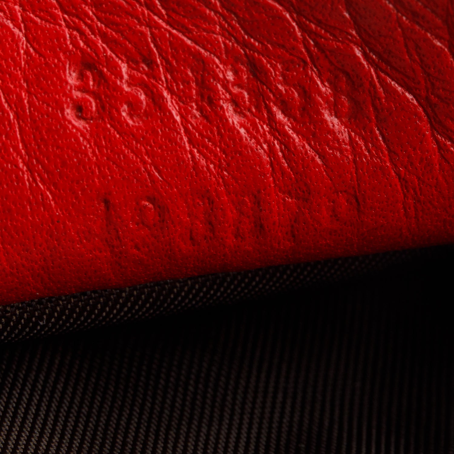 Gucci Red Pebbled Calfskin Soho Coin Pouch