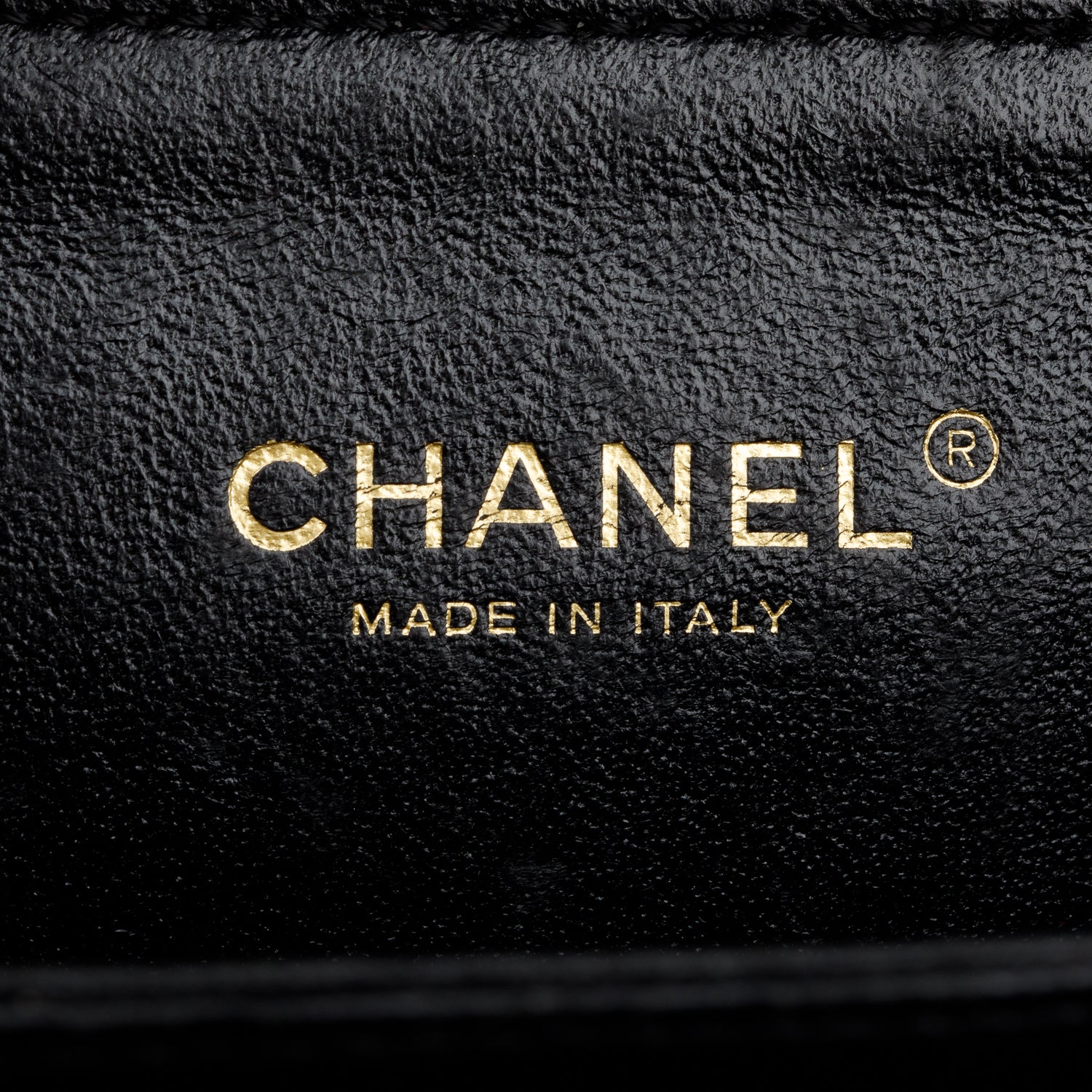 Chanel Black Caviar Quilted Small CC Filigree Vanity Case w/ Box & Receipt