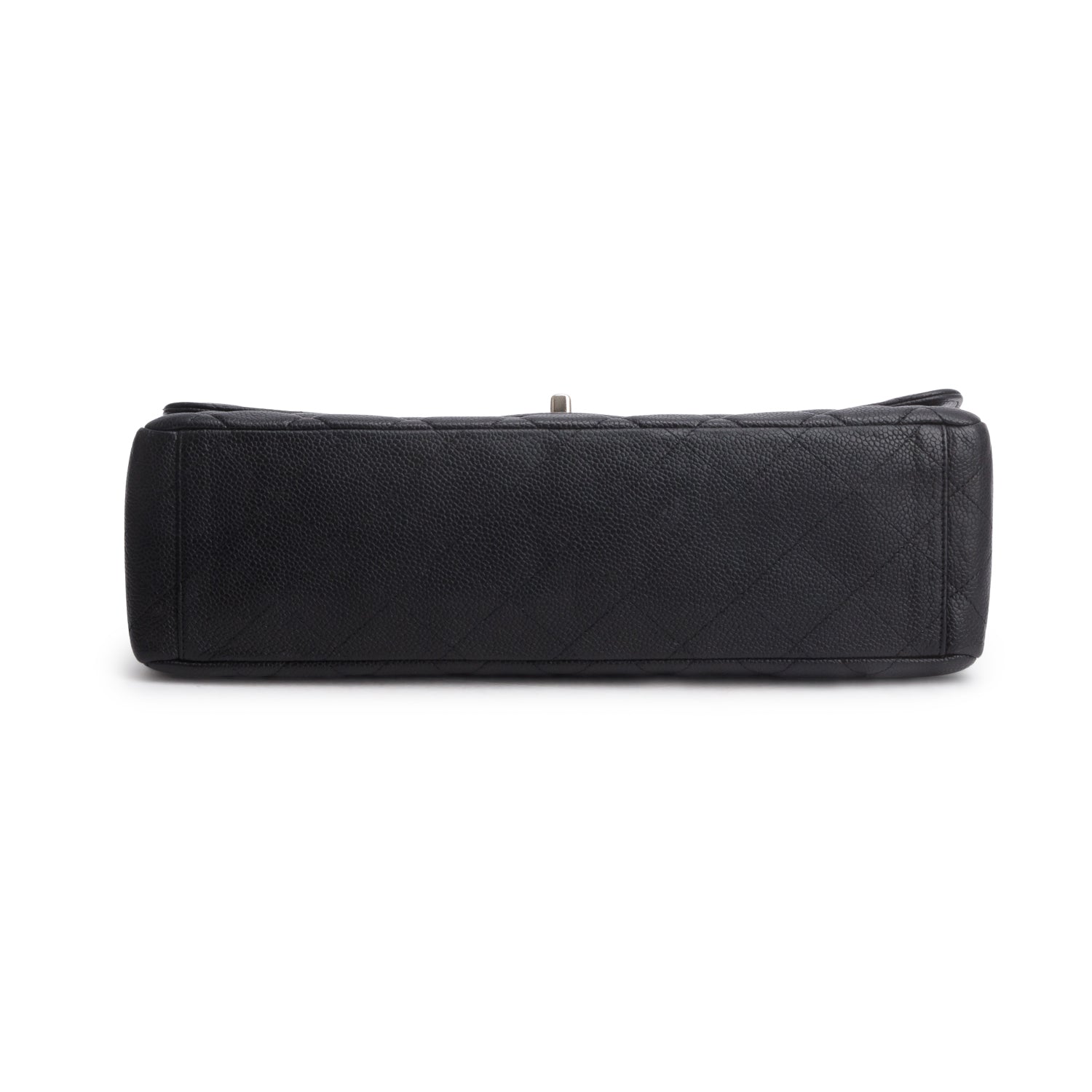 Chanel Black Caviar Quilted Maxi Single Flap
