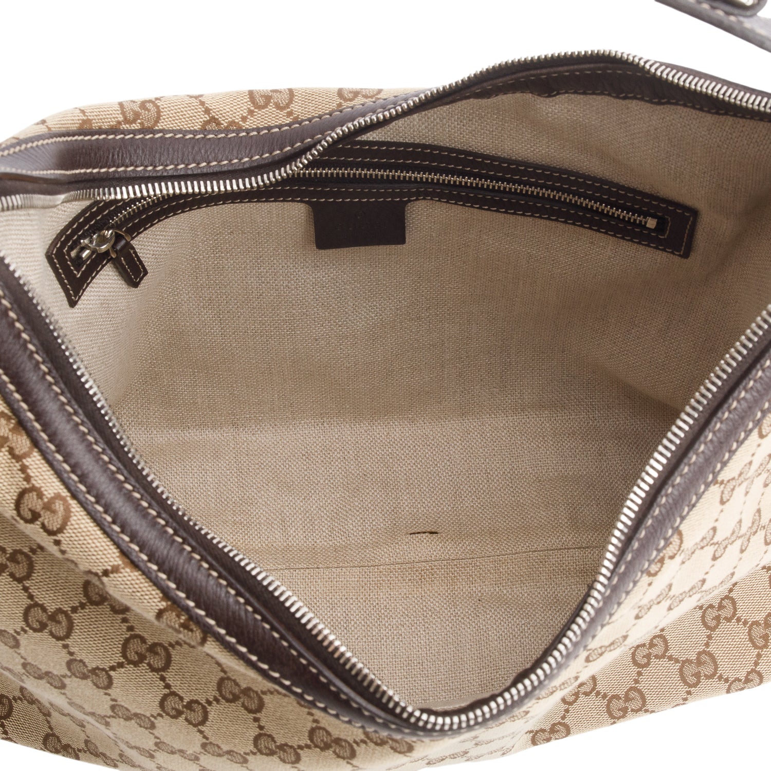 Gucci Monogram Medium Icon Bit Hobo w/ Strap