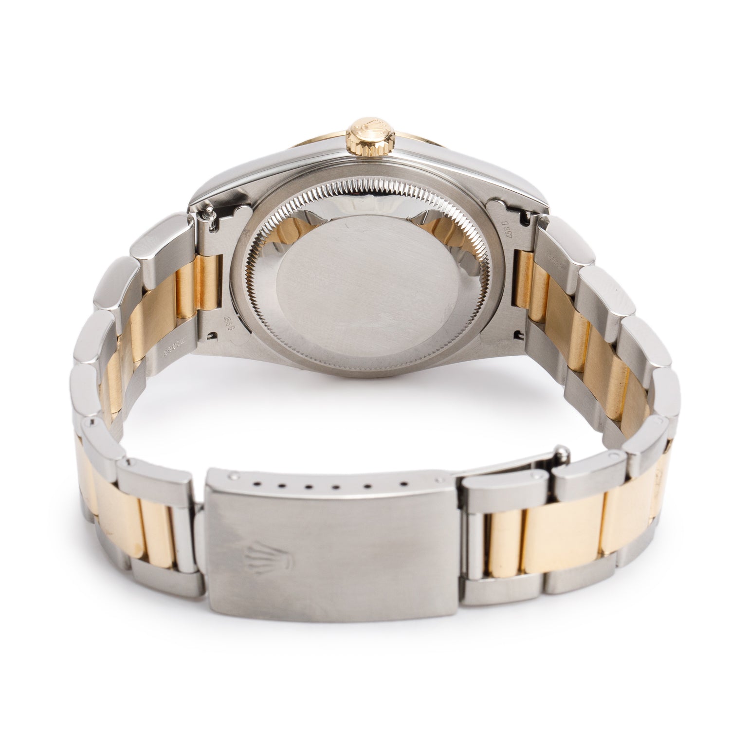 Rolex Stainless Steel & 18k Yellow Gold Datejust 36 MM Automatic Watch Blue Dial 16233 w/ Box & Papers