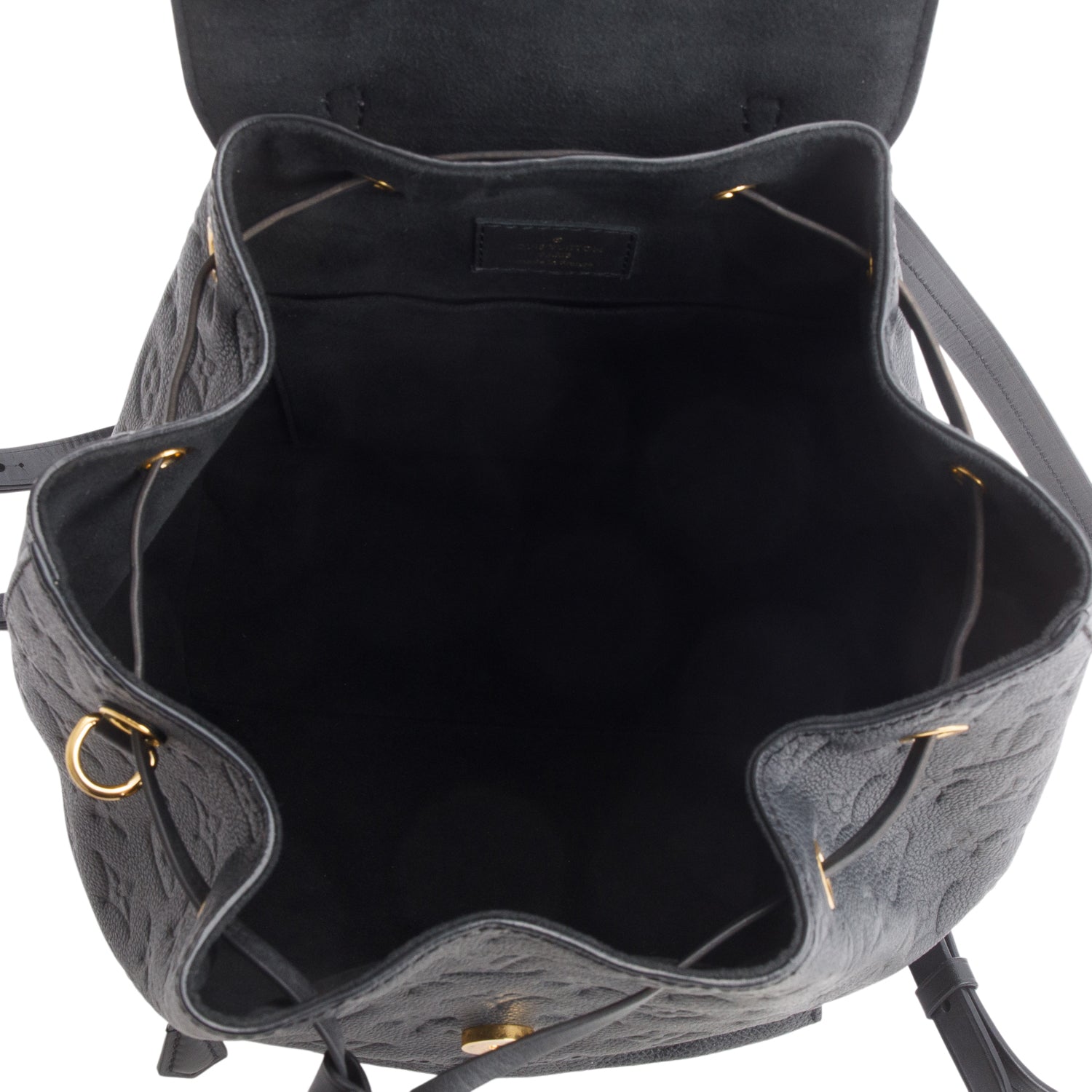 Louis Vuitton Black Monogram Empreinte Montsouris NM Backpack