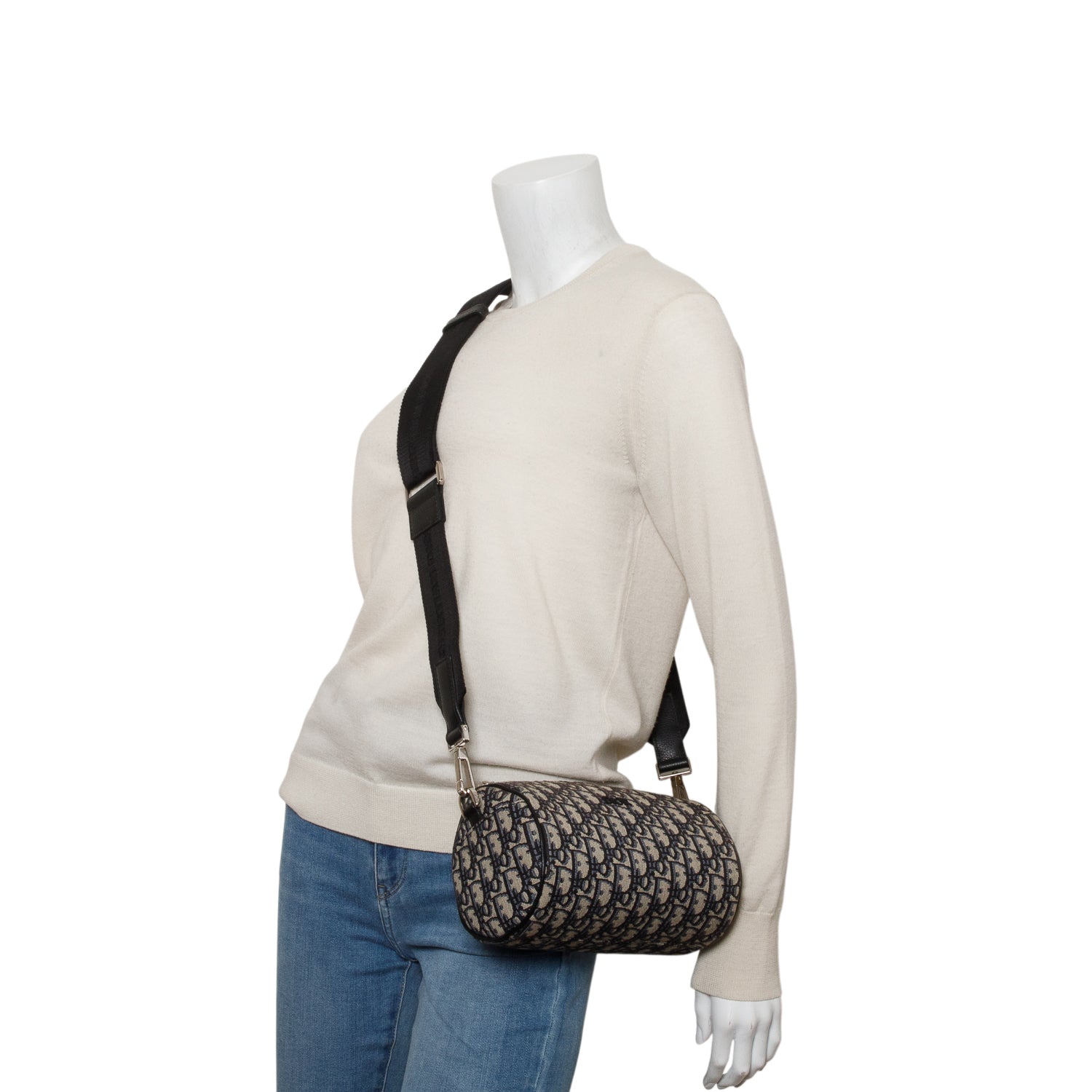 Christian Dior 2020 Blue Oblique Roller Messenger Bag