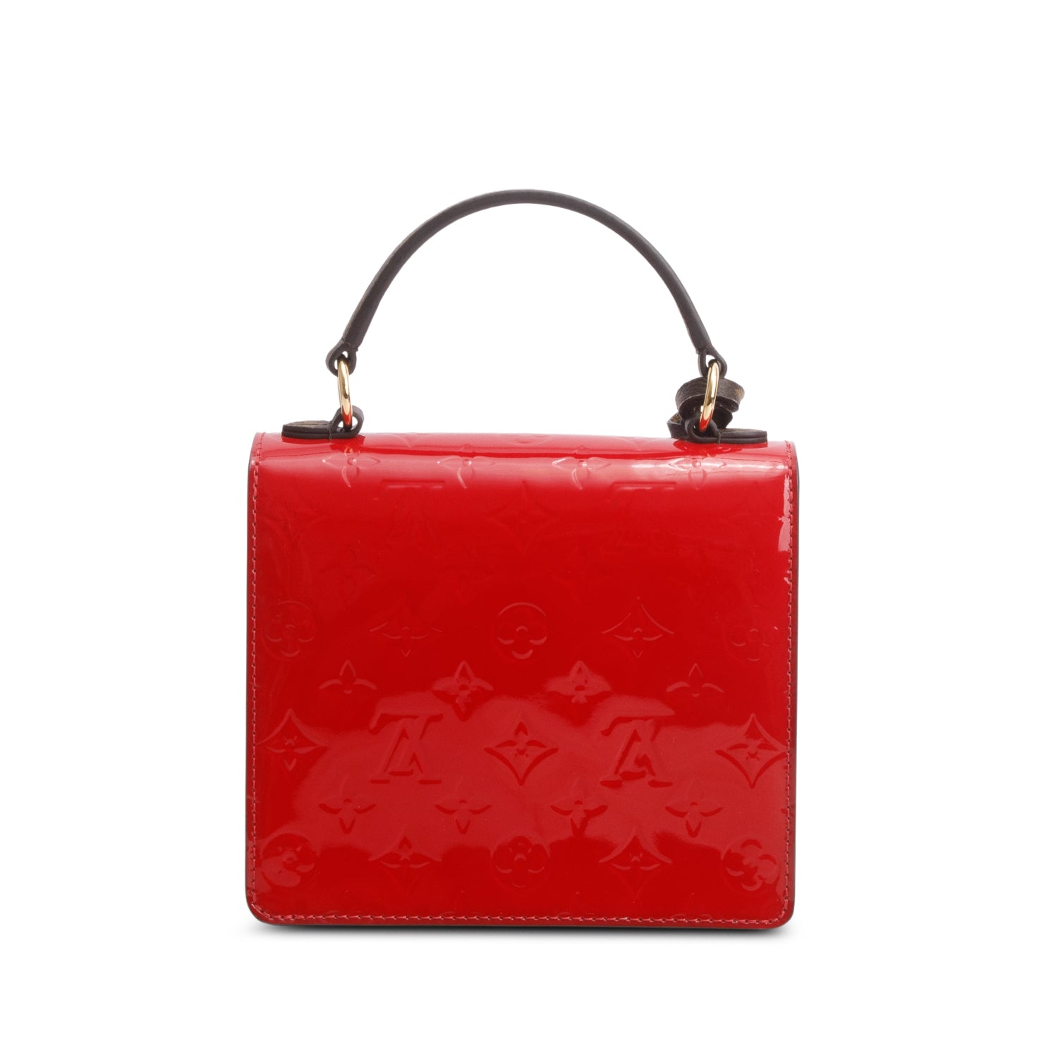 Louis Vuitton Red Vernis Epi Monogram Spring Street w/ Strap