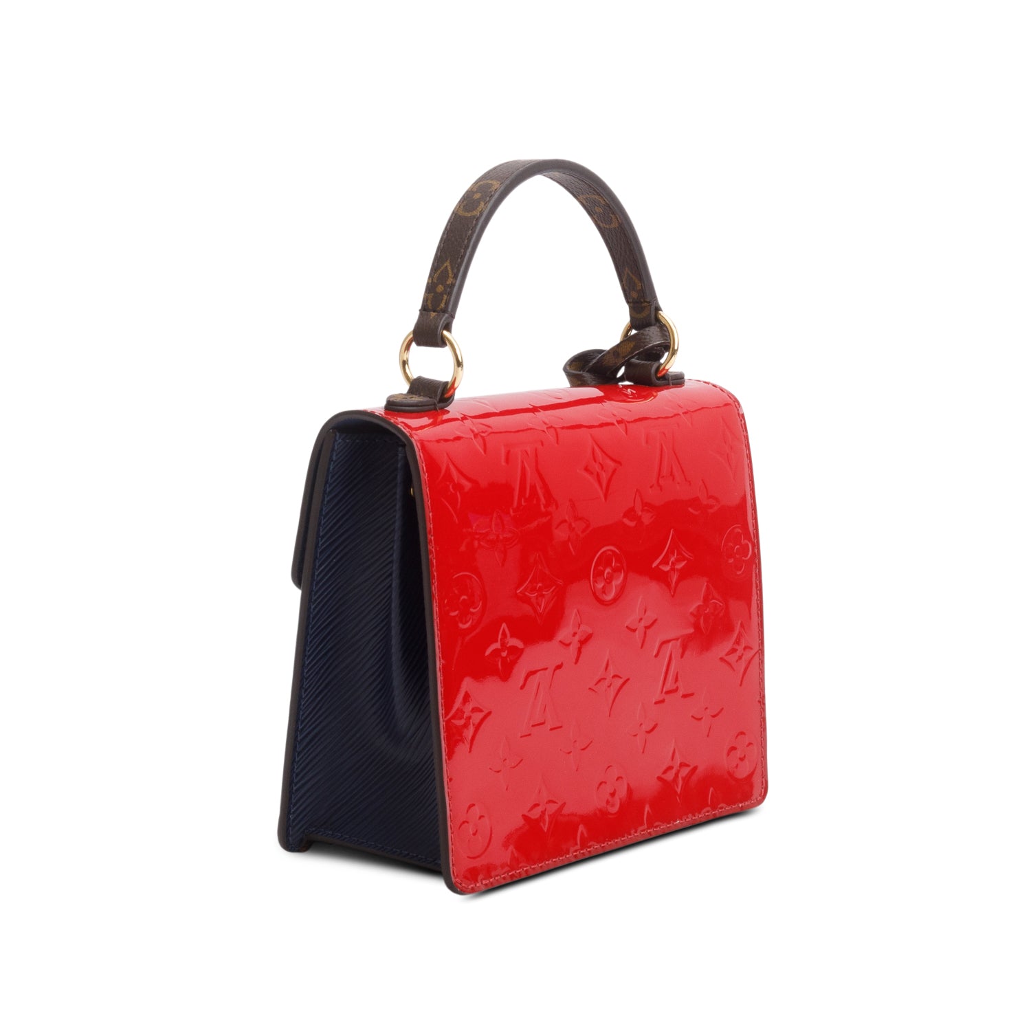 Louis Vuitton Red Vernis Epi Monogram Spring Street w/ Strap