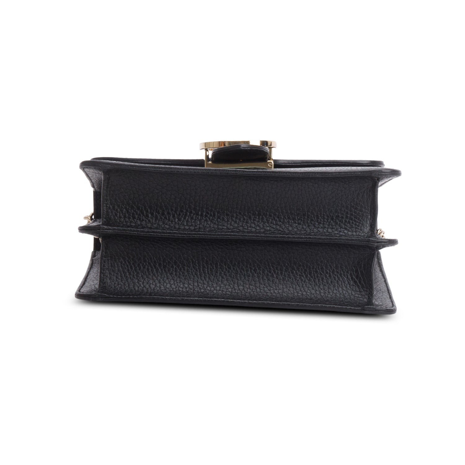Gucci Black Dollar Calfskin Small Interlocking G Shoulder Bag