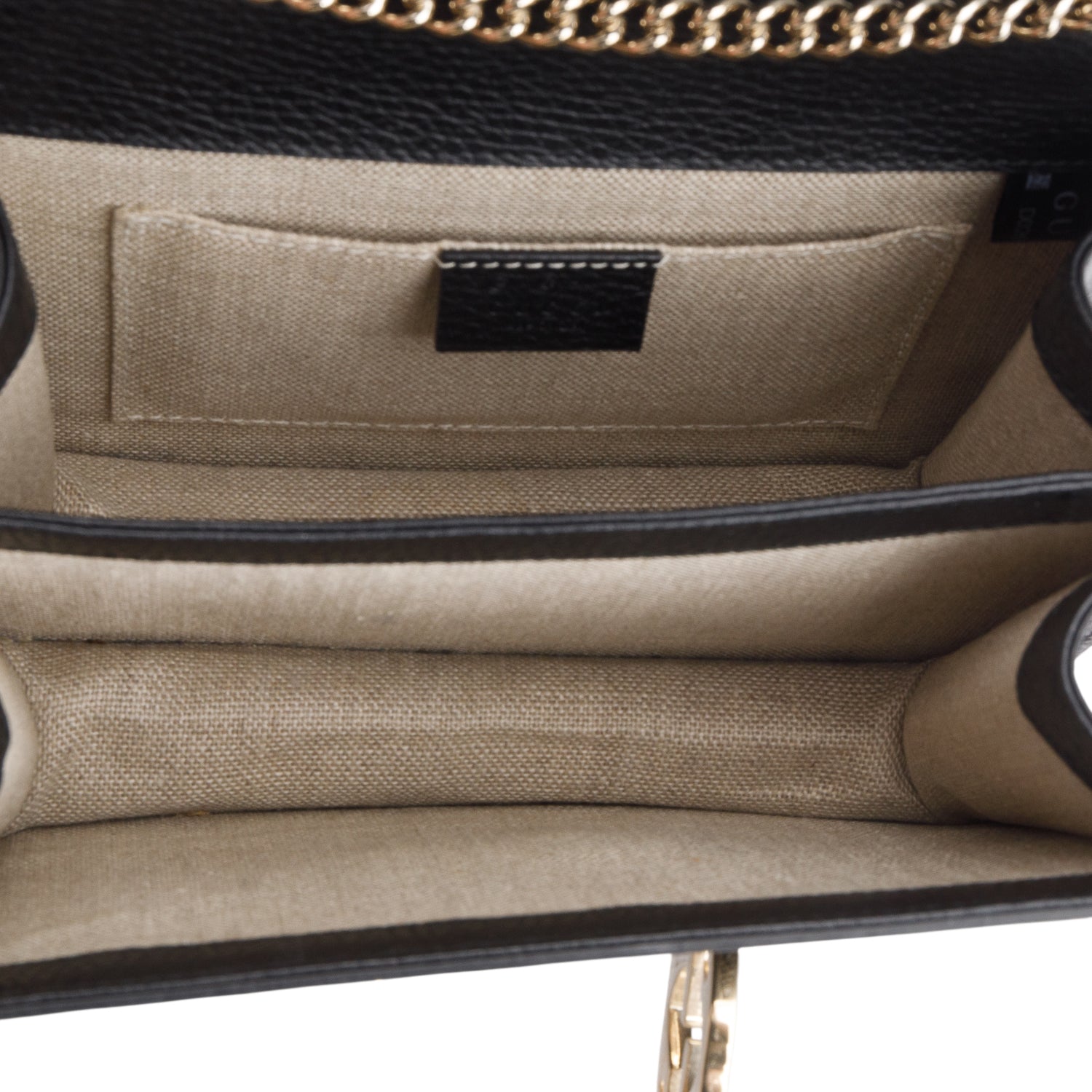 Gucci Black Dollar Calfskin Small Interlocking G Shoulder Bag