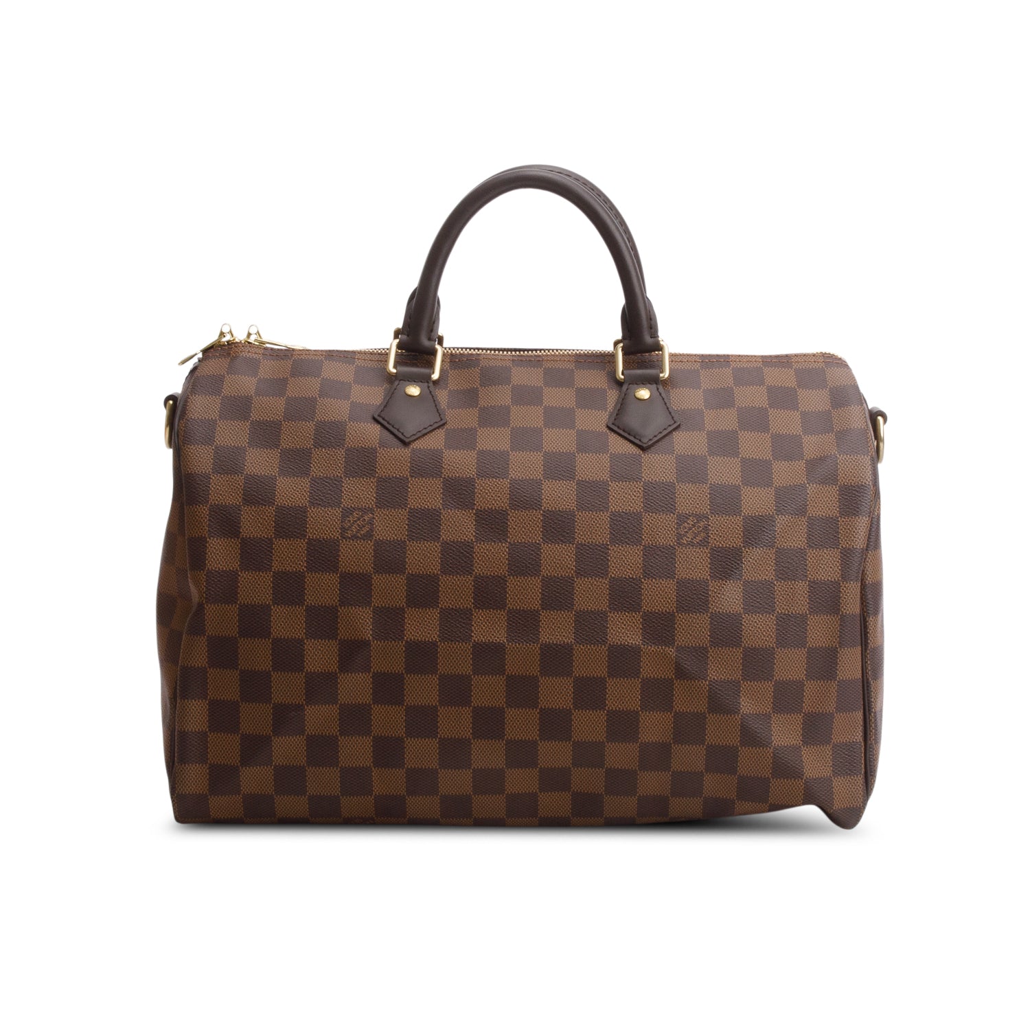 Louis Vuitton Damier Ebene Speedy Bandouliere 35 w/ Box & Strap