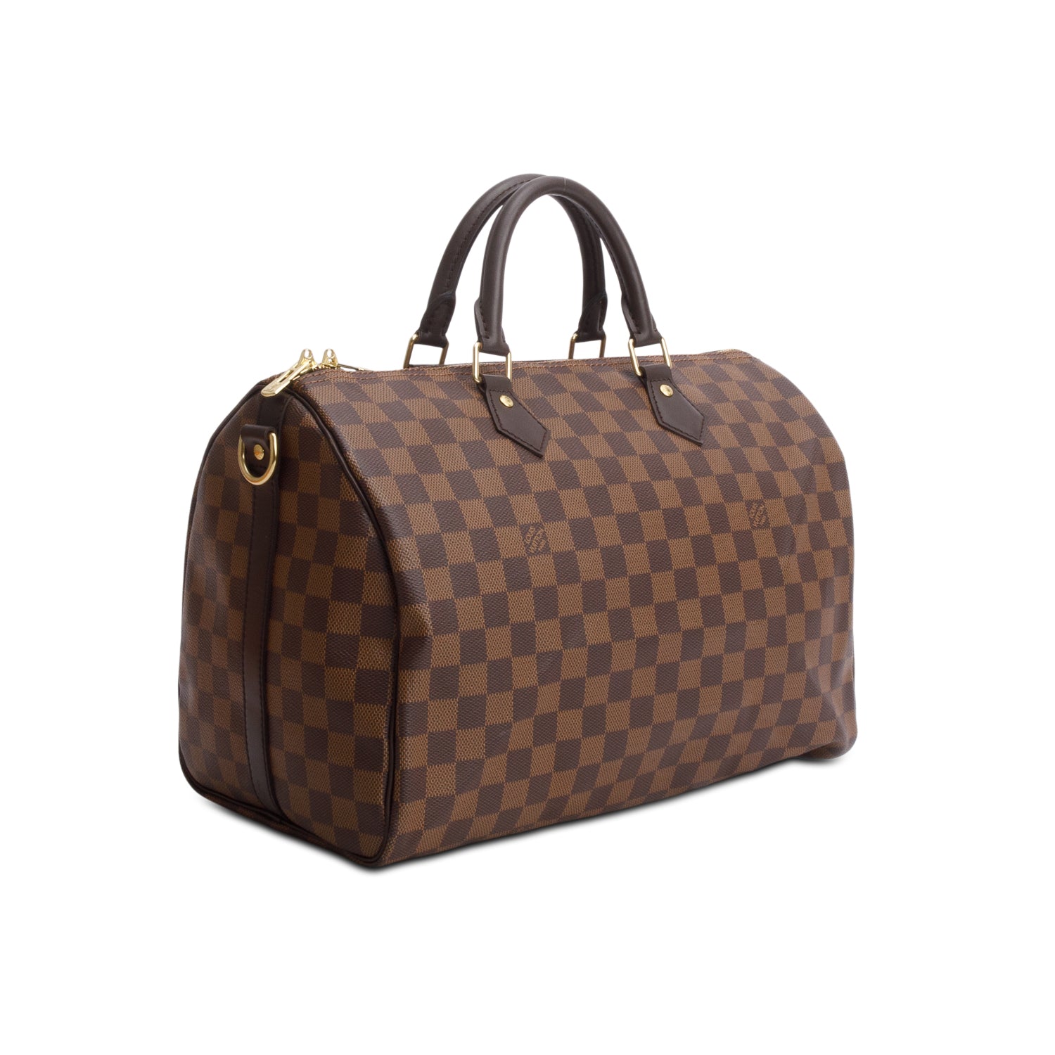 Louis Vuitton Damier Ebene Speedy Bandouliere 35 w/ Box & Strap