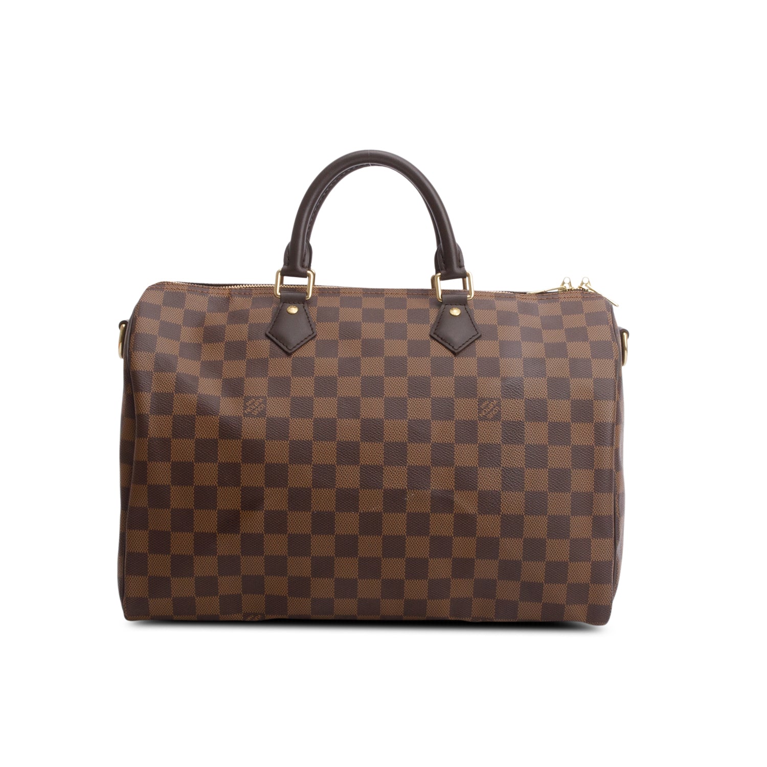Louis Vuitton Damier Ebene Speedy Bandouliere 35 w/ Box & Strap