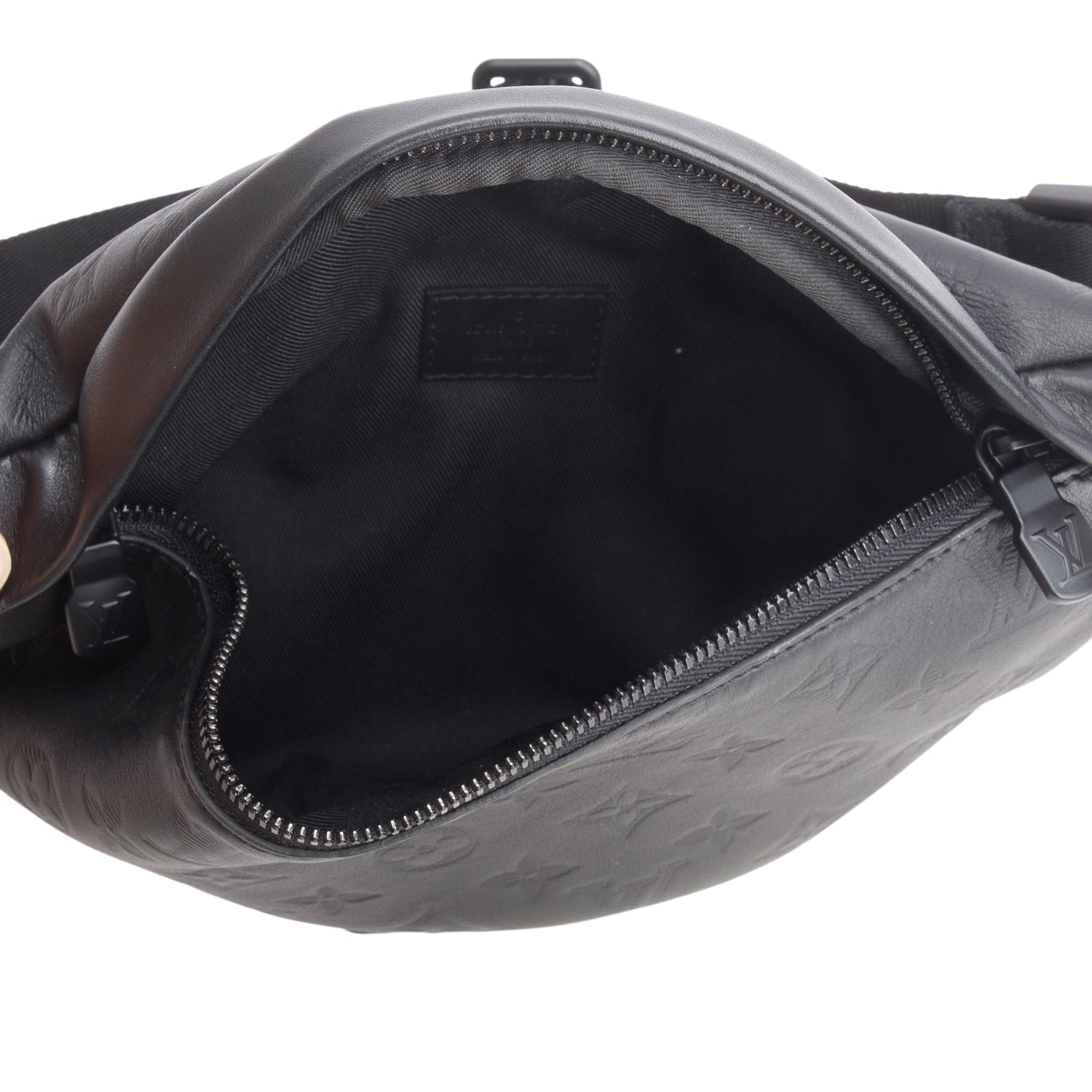 Louis Vuitton Black Calfskin Monogram Shadow Discovery Bumbag PM w/ Box
