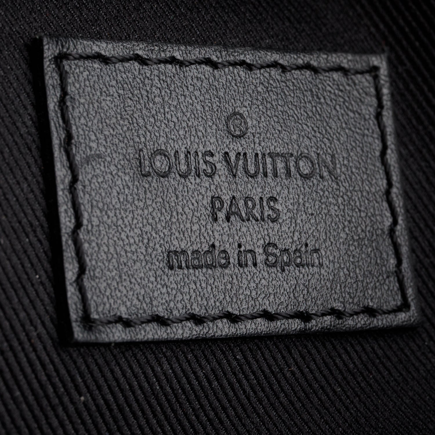 Louis Vuitton Black Calfskin Monogram Shadow Discovery Bumbag PM w/ Box