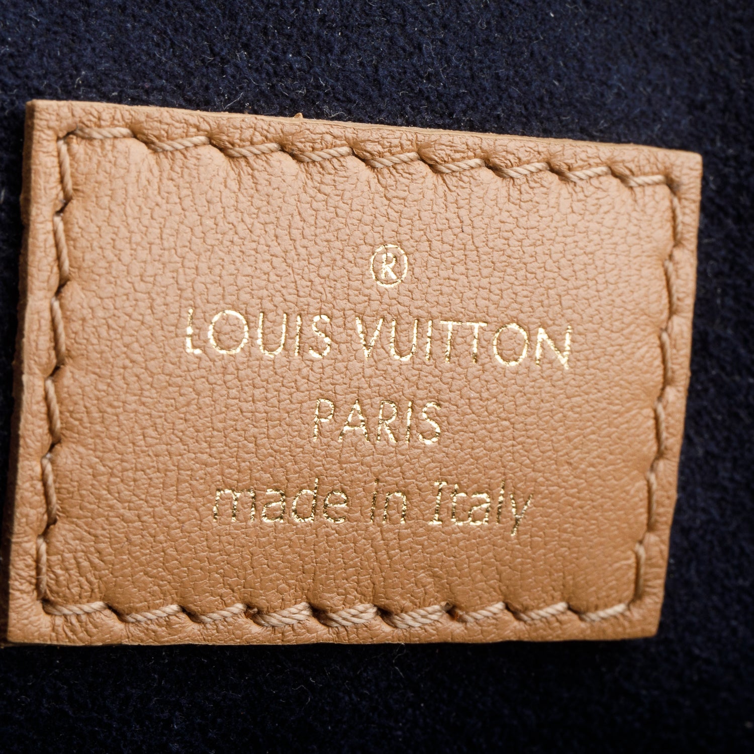 Louis Vuitton Brown Monogram Embossed Lambskin Leather Coussin PM w/ Straps