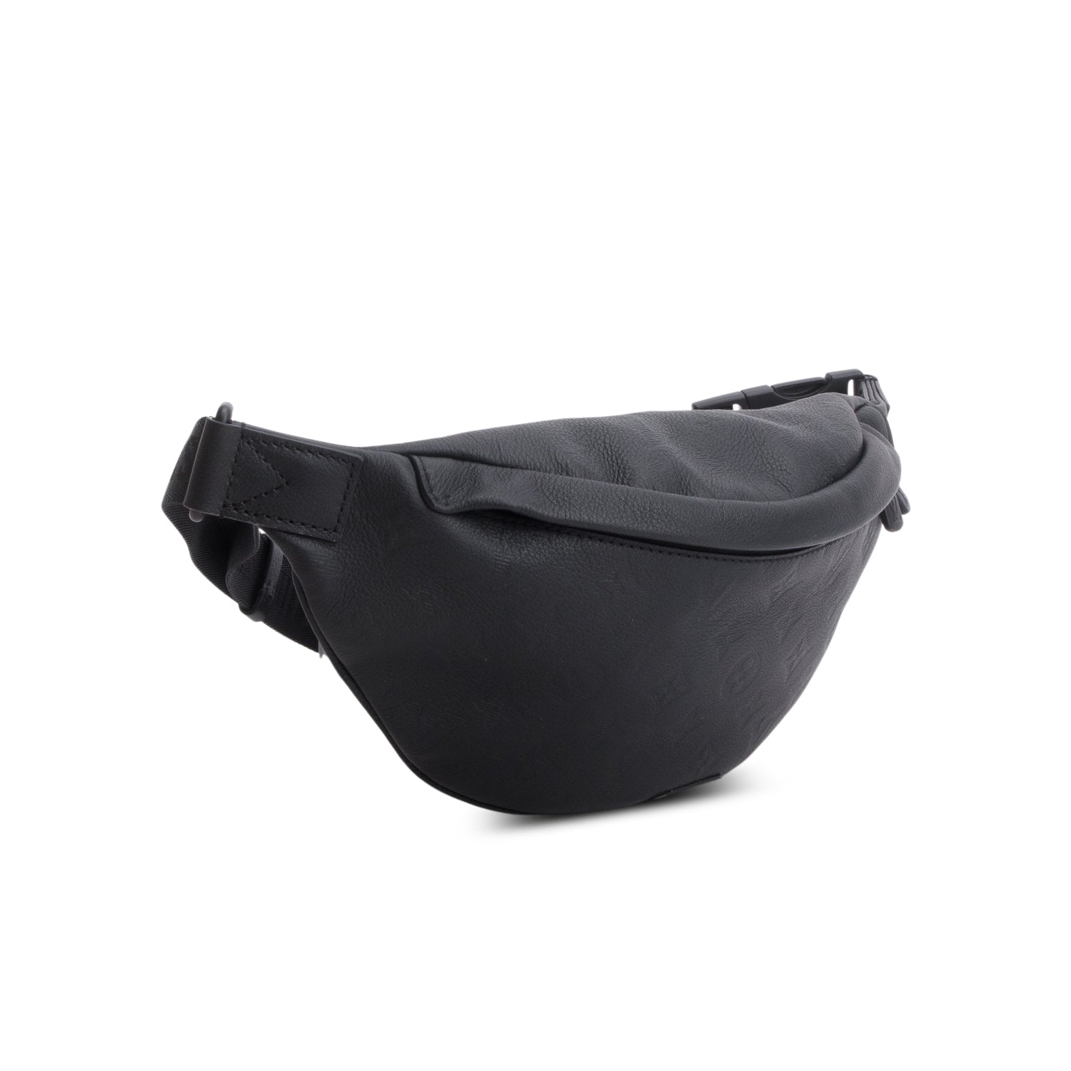 Louis Vuitton Black Calfskin Monogram Shadow Discovery Bumbag PM w/ Receipt