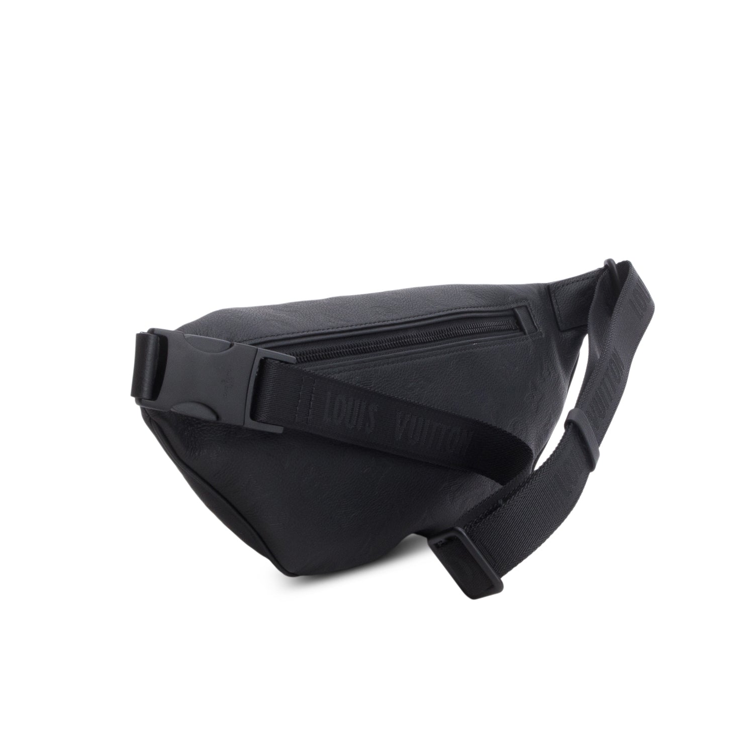 Louis Vuitton Black Calfskin Monogram Shadow Discovery Bumbag PM w/ Receipt