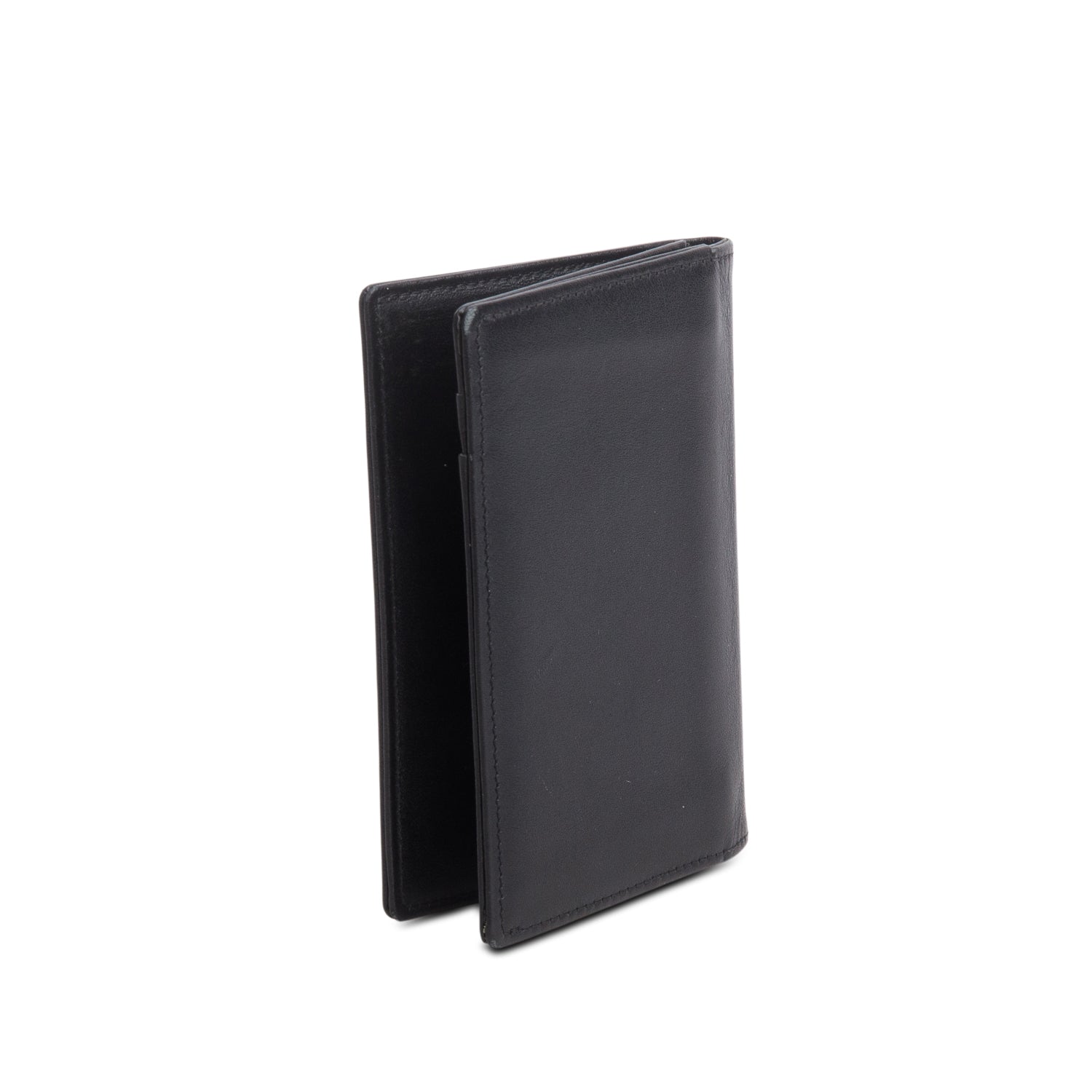 Montblanc Black Leather Meisterstuck Card Holder w/ Box
