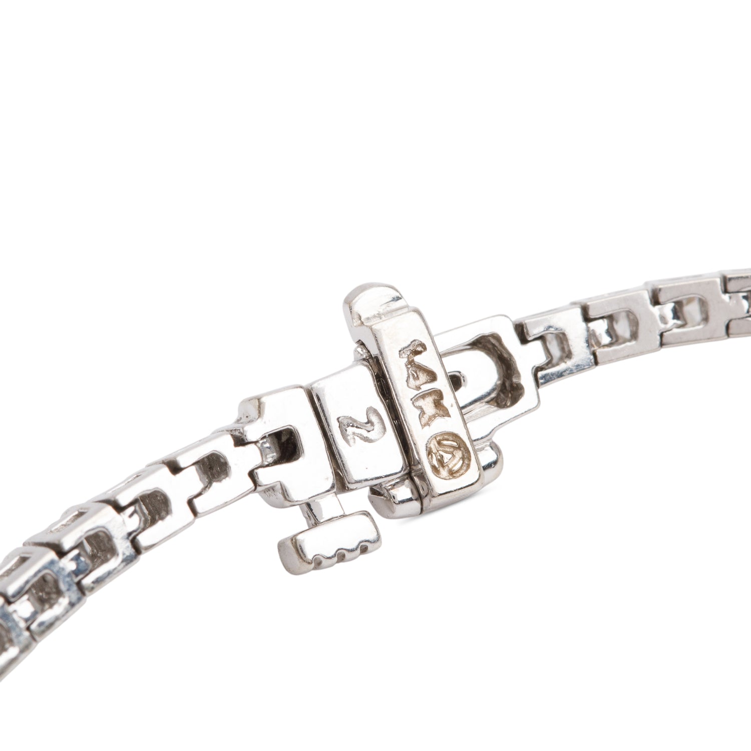 14k White Gold 2.67 tcw. Diamond Tennis Bracelet