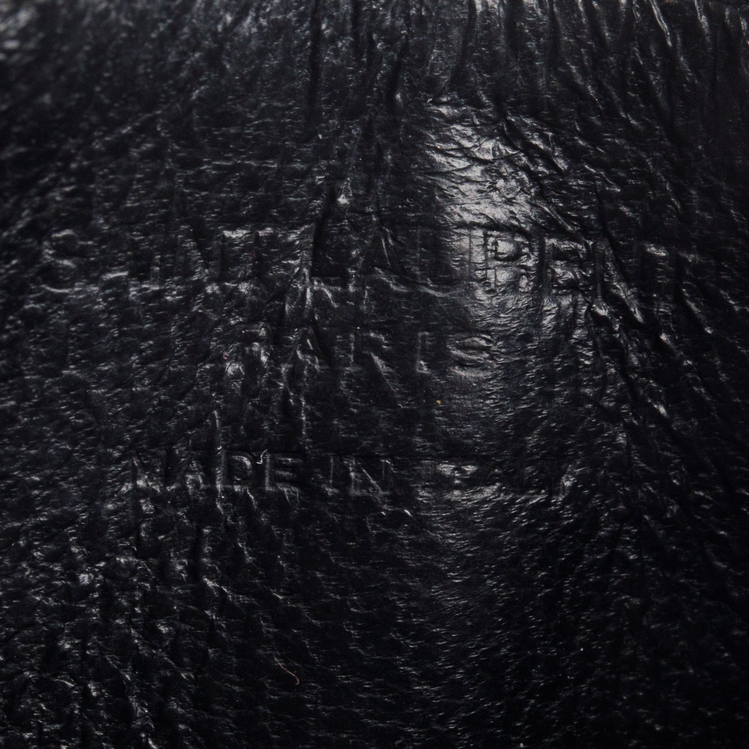 Saint Laurent Blue Croc Embossed Tiny Fragments Zip Card Case w/ Box