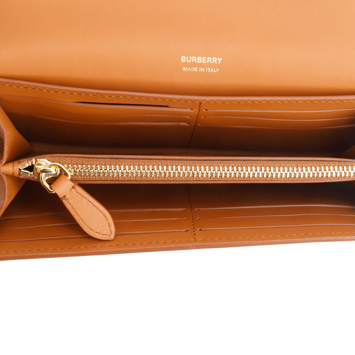 Burberry Brown Calfskin Halton 2 Continental Wallet