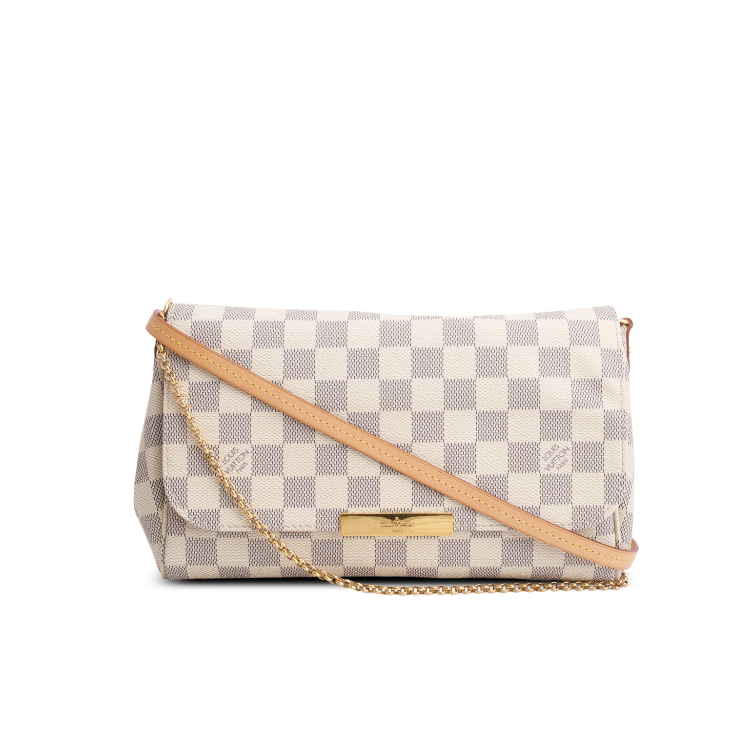 Louis Vuitton Damier Azur Favorite MM w/ Box & Straps