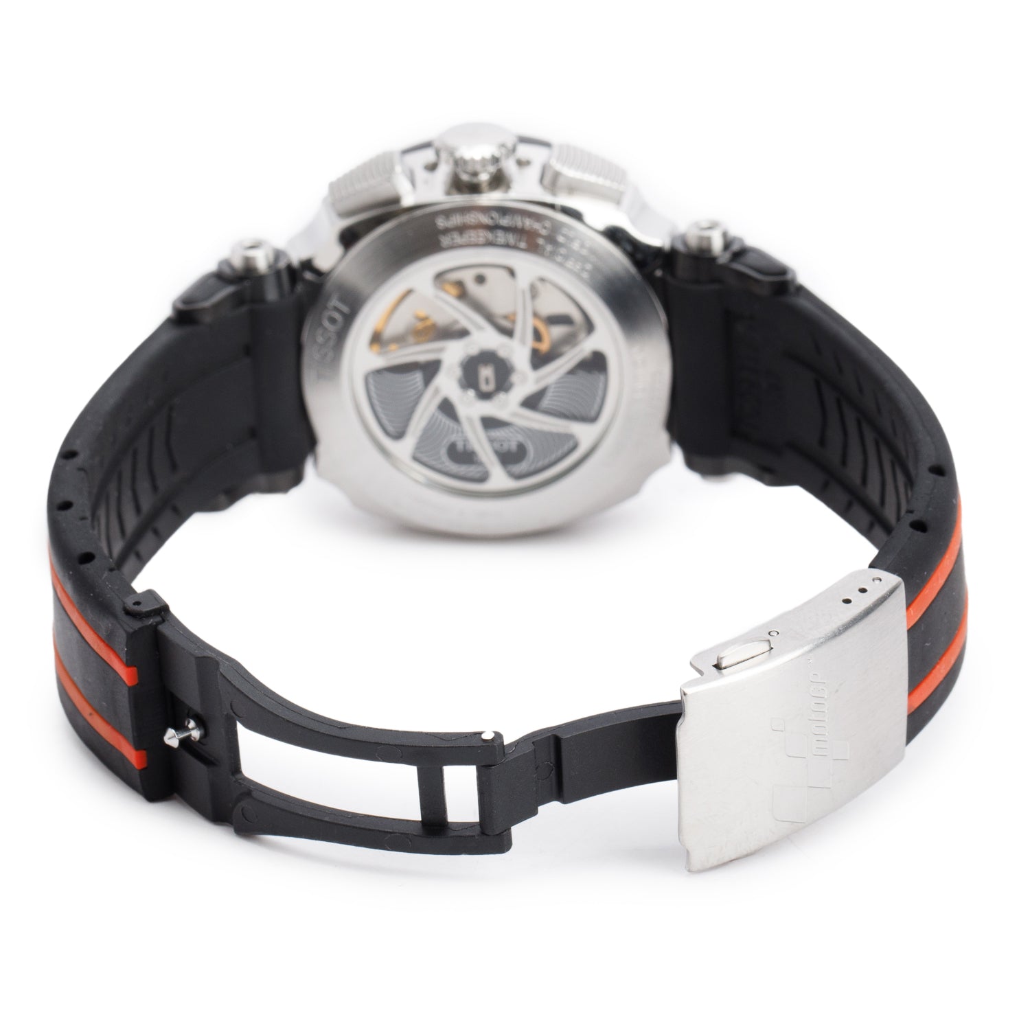 Tissot Stainless Steel Limited Edition MotoGP T-Race 45 MM Chronograph Automatic Watch Black Dial w/ Box & Papers
