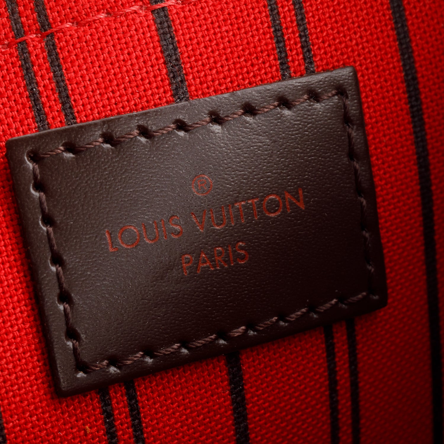 Louis Vuitton Damier Ebene Neverfull Pochette