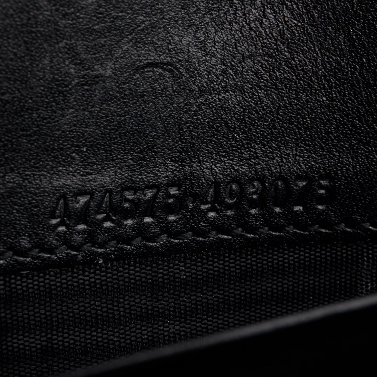 Gucci Black Calfskin Matelasse GG Marmont Wallet on Chain w/ Box