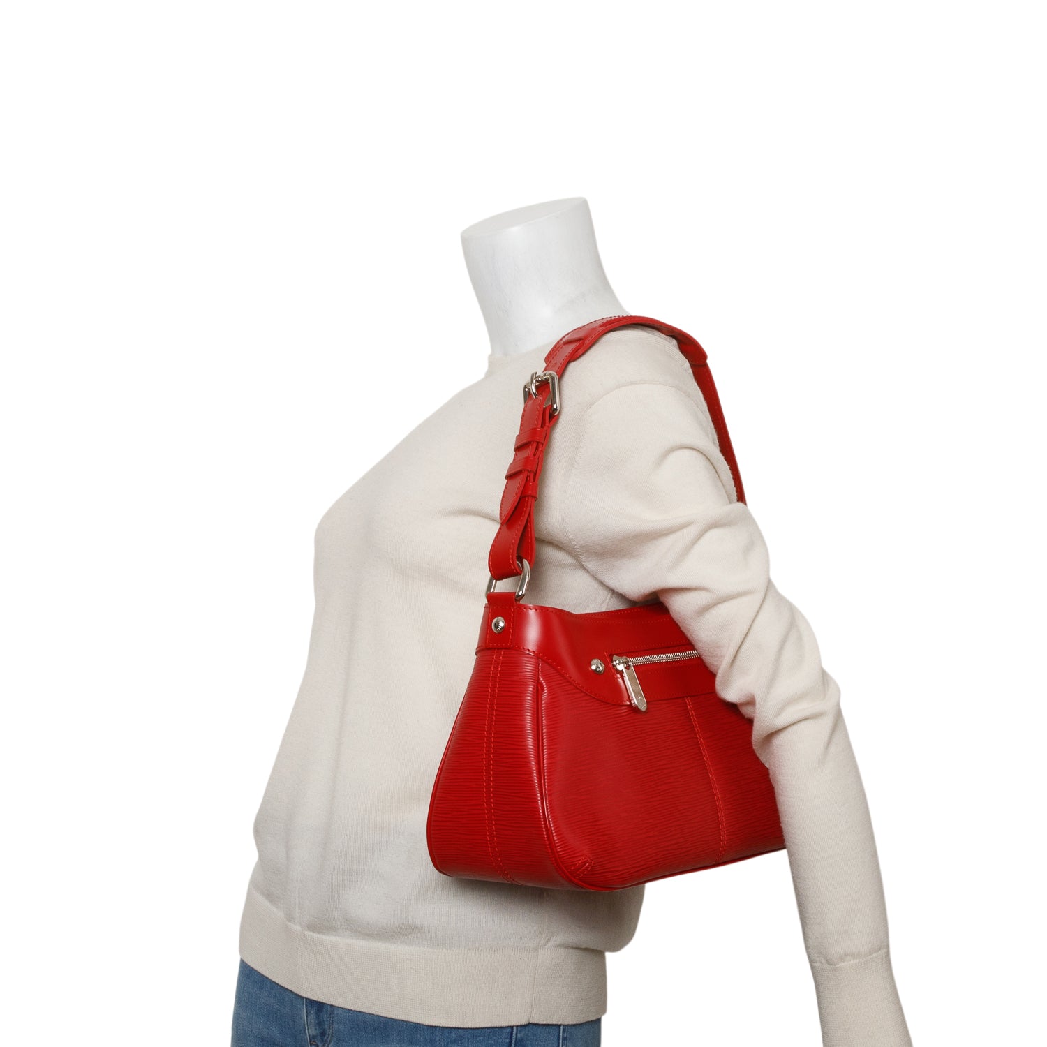 Louis Vuitton Red Epi Leather Turenne PM