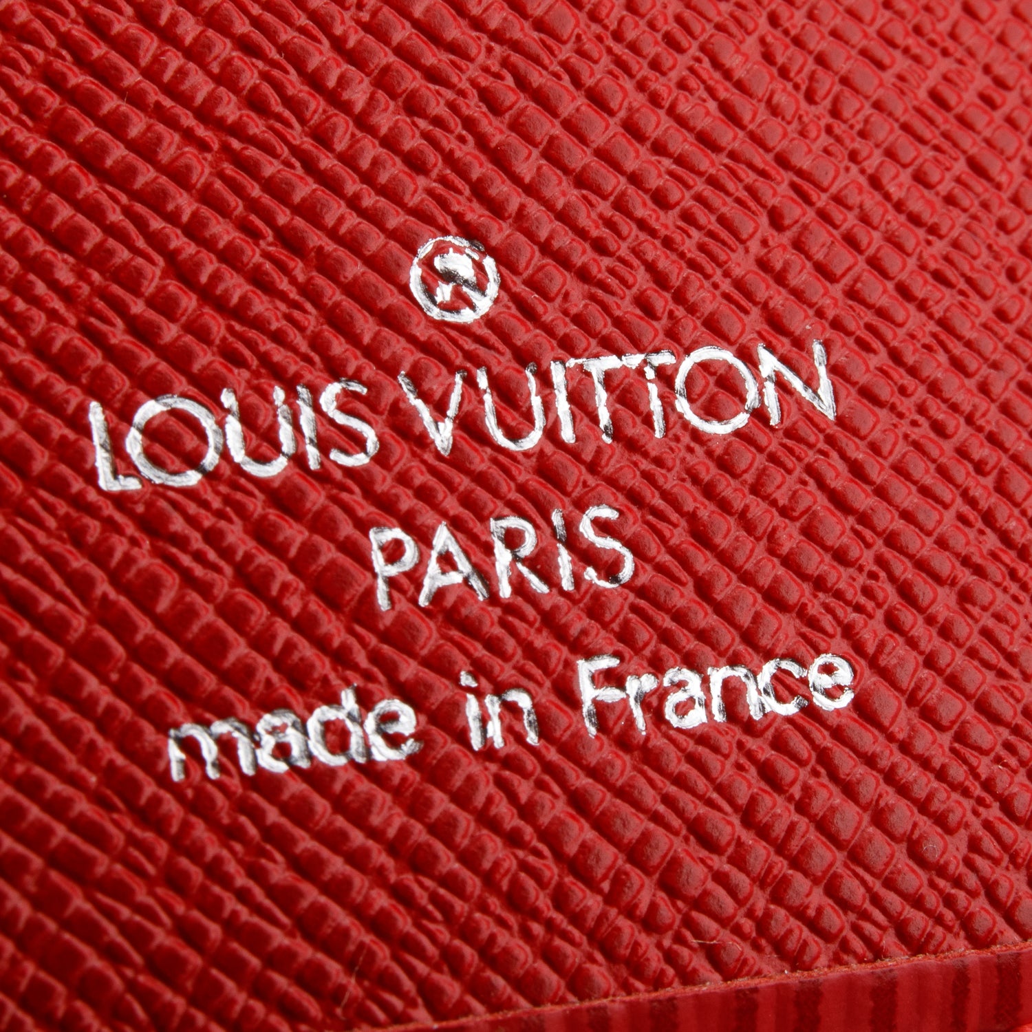 Louis Vuitton Red Epi French Purse Wallet