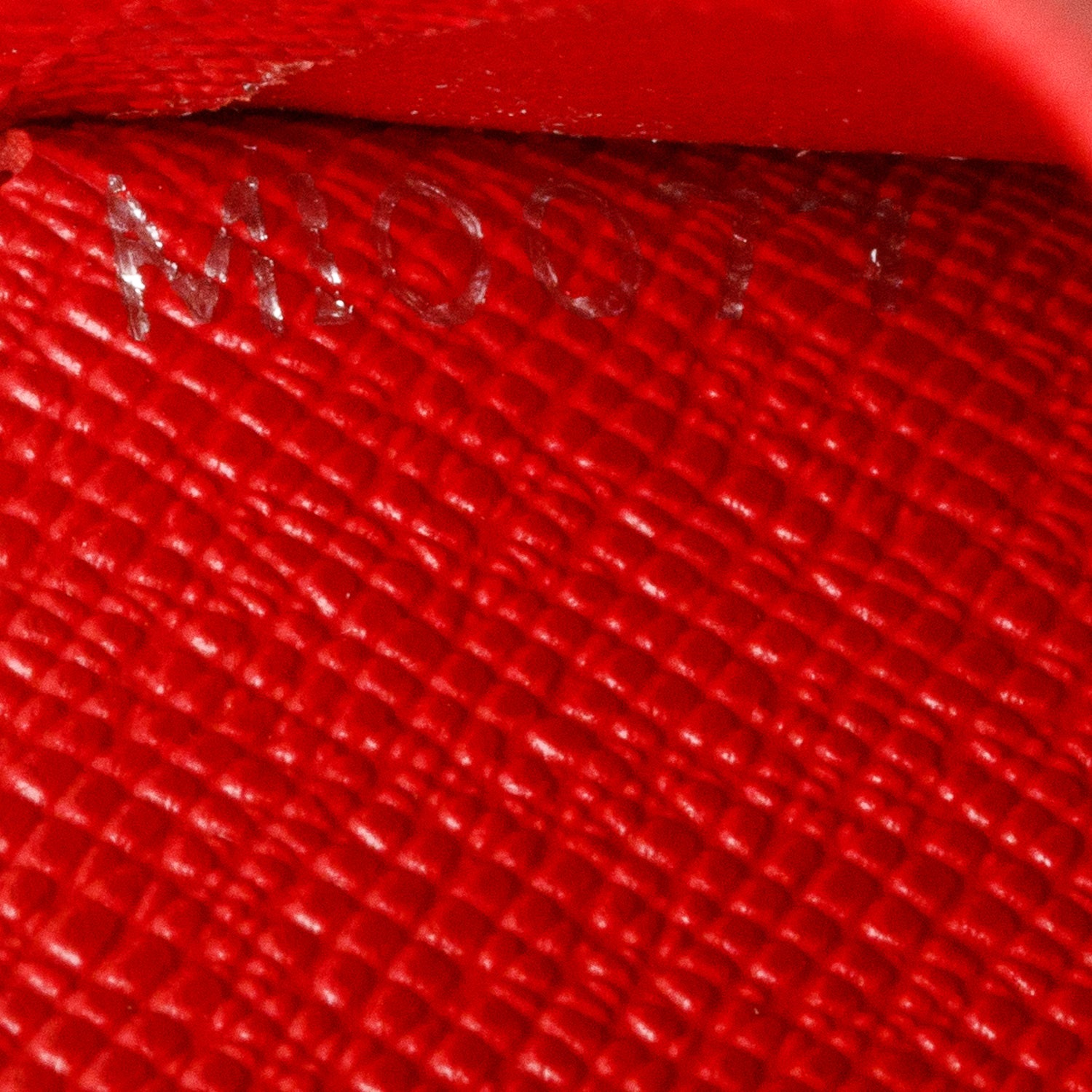 Louis Vuitton Red Epi French Purse Wallet